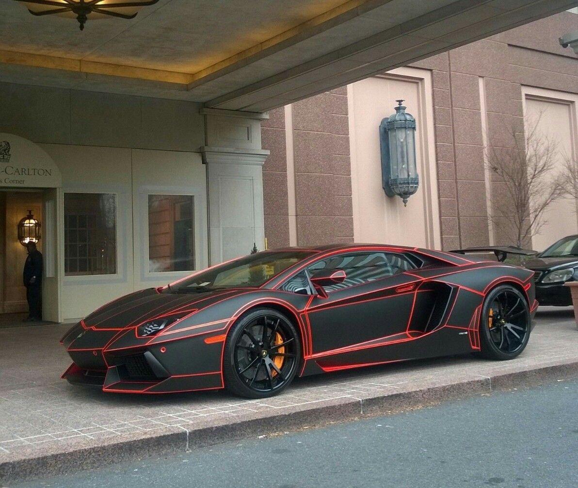 1192x1006 Tron, Lamborghini, Black, Red, Car Wallpaper HD / Desktop