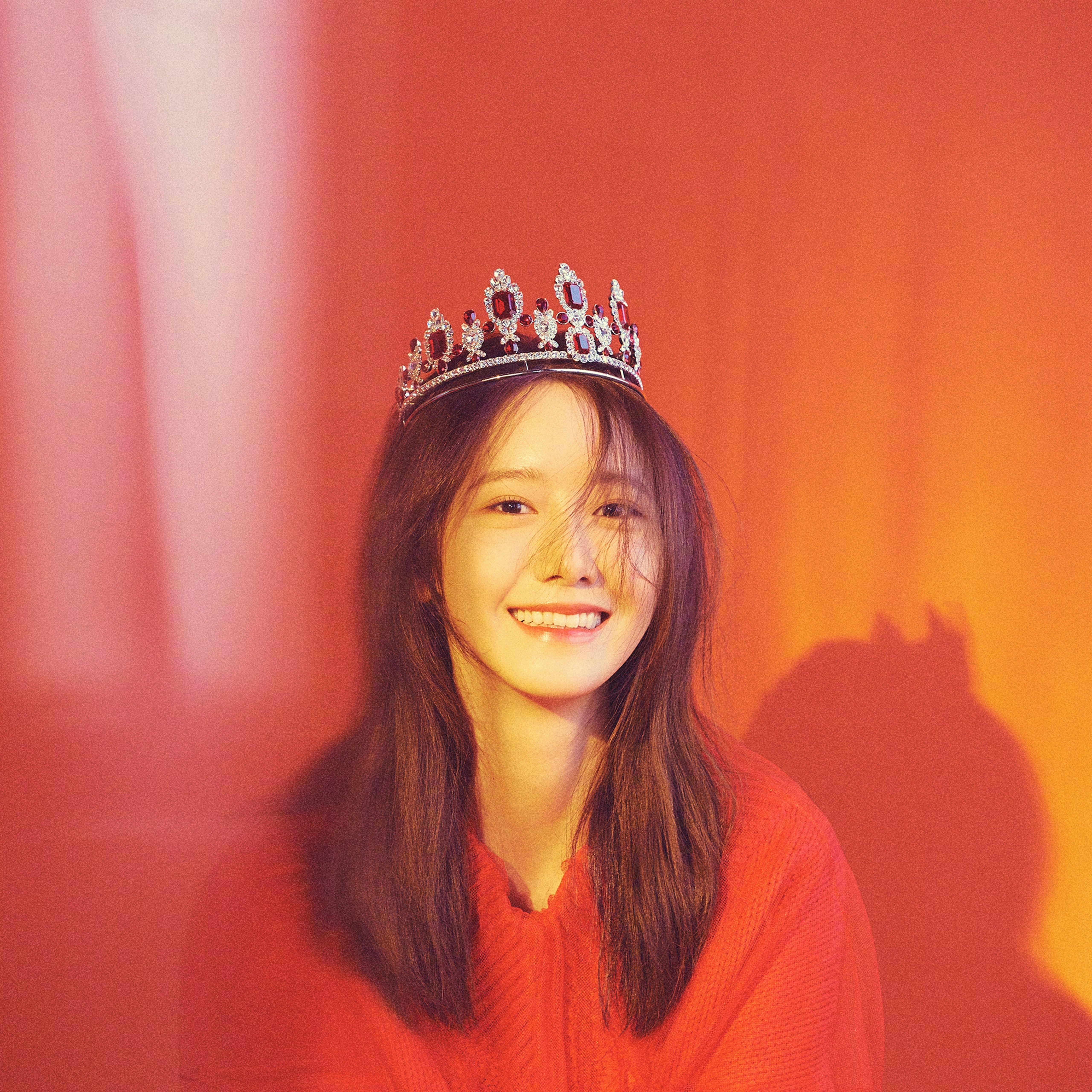 5120x5120 Yoona Kpop Girl Red Queen Snsd Wallpaper