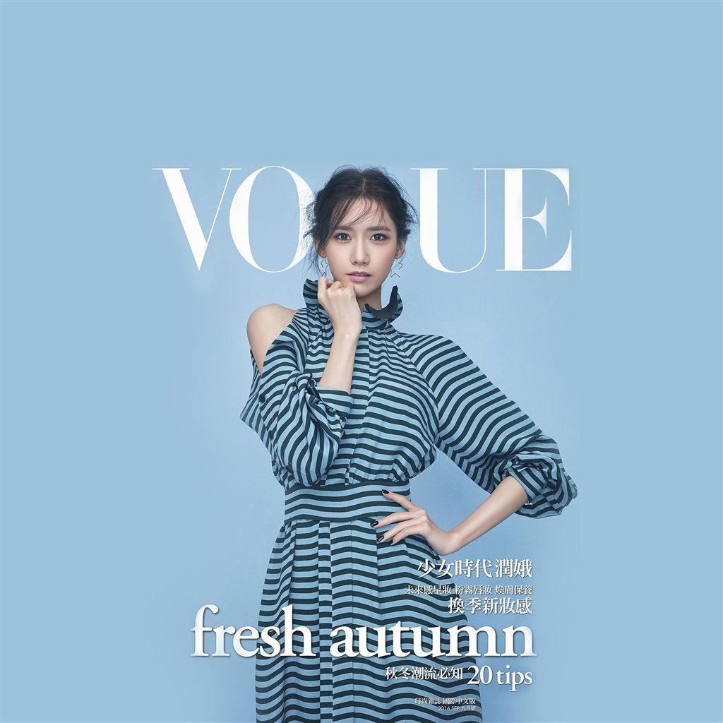 1024x1024 SNSD Kpop Girl Yoona Magazine Photo iPad Air Wallpaper Free Download