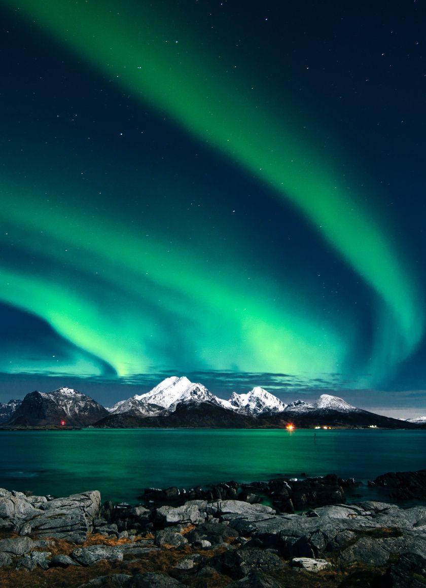 840x1160 Tải xuống Aurora Borealis, thiên nhiên, hình nền Iceland, 840x1160