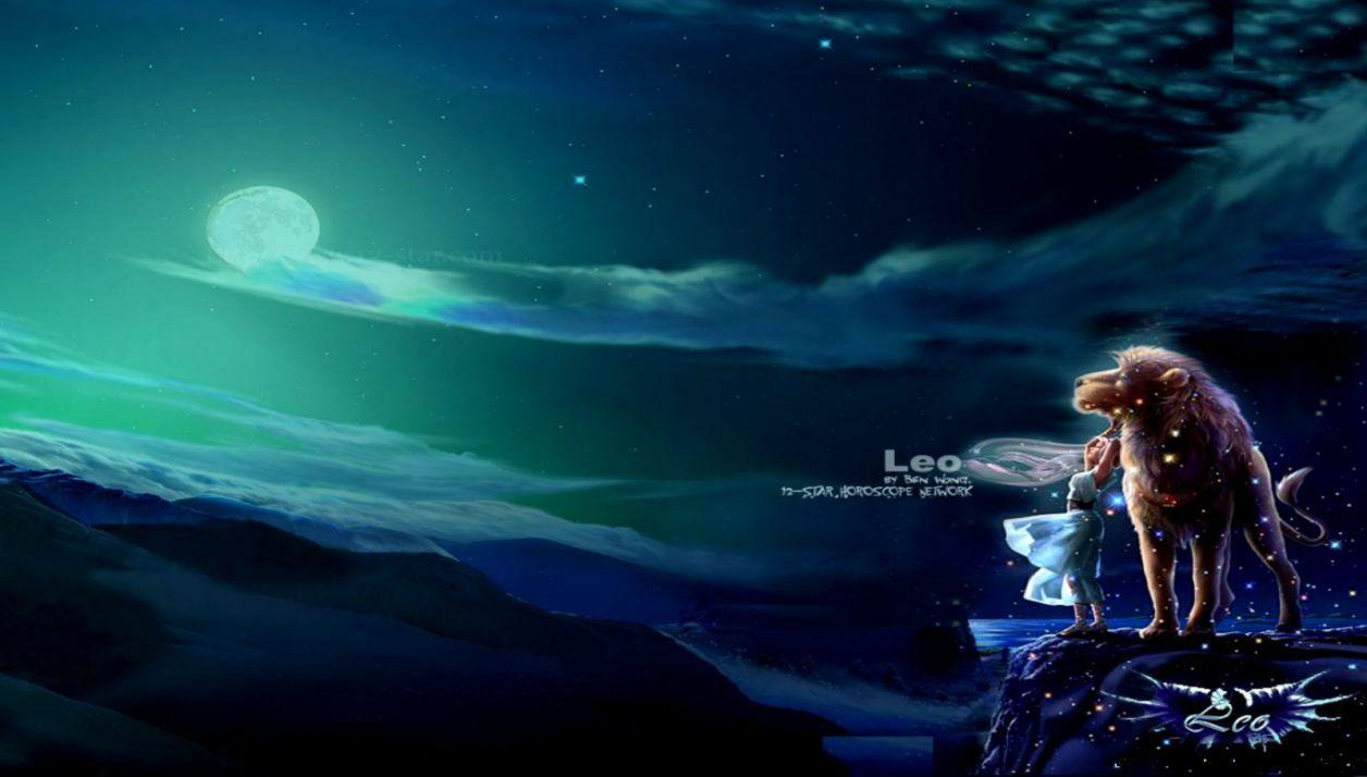 1256x714 Leo Zodiac Sign Wallpaper HD