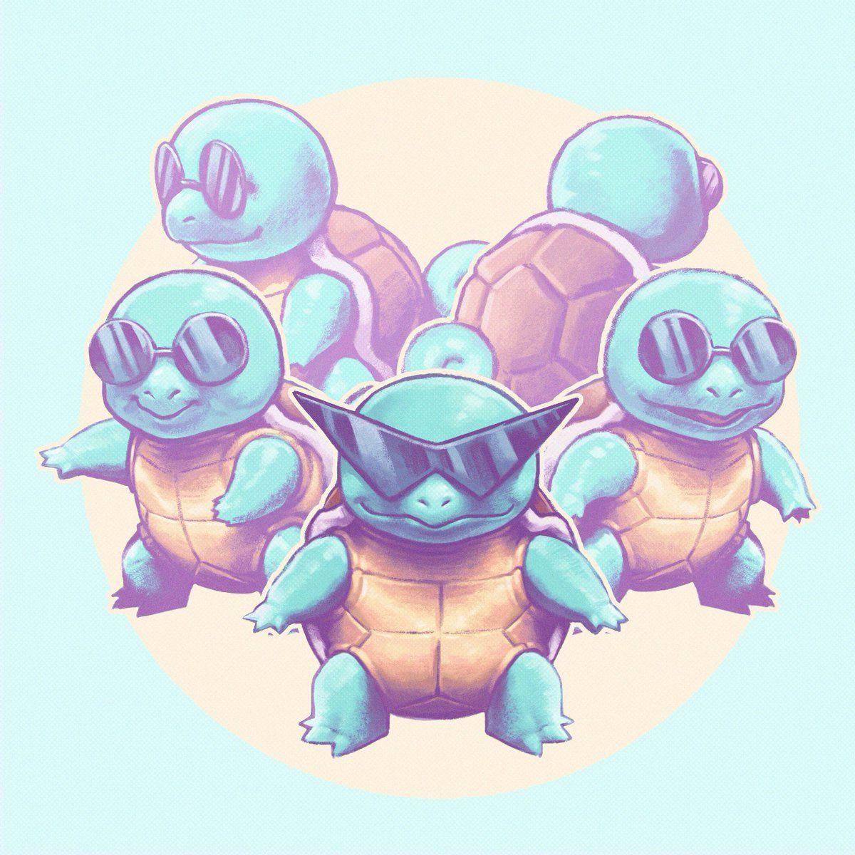 Squirtle Squad Wallpaper Hd