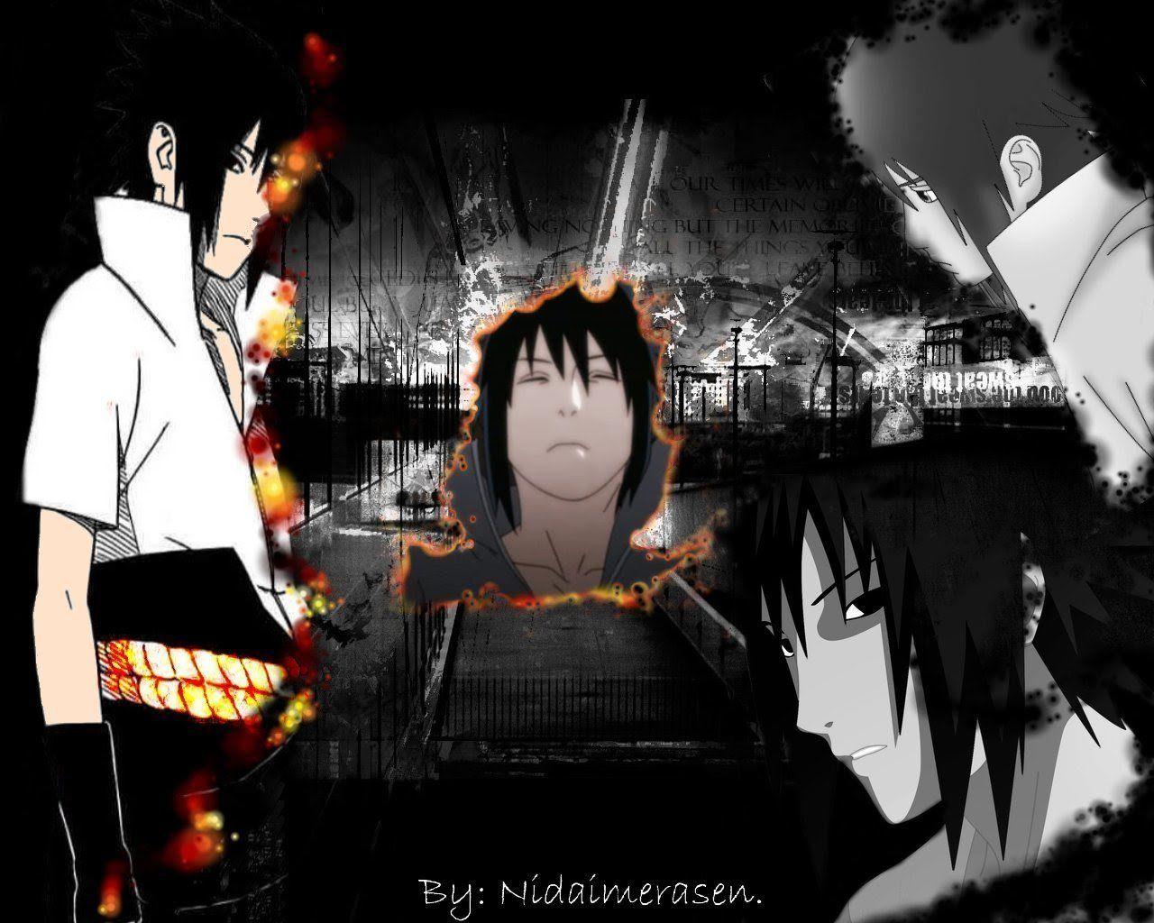 1280x1024 Uchiha Sasuke Wallpaper
