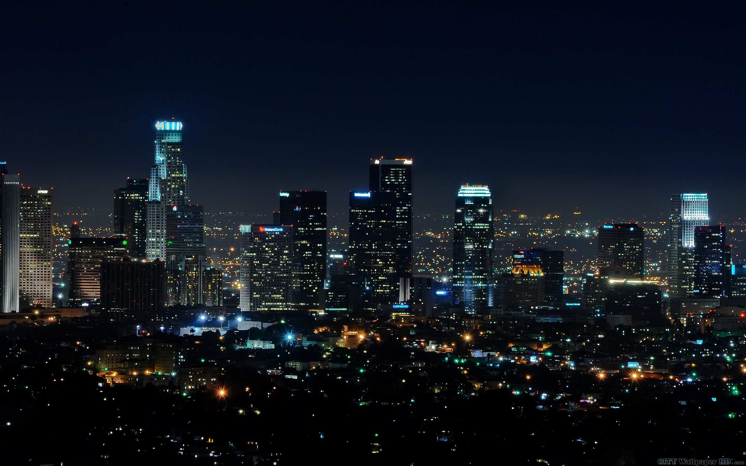 2560x1600 LA City Computer Wallpaper