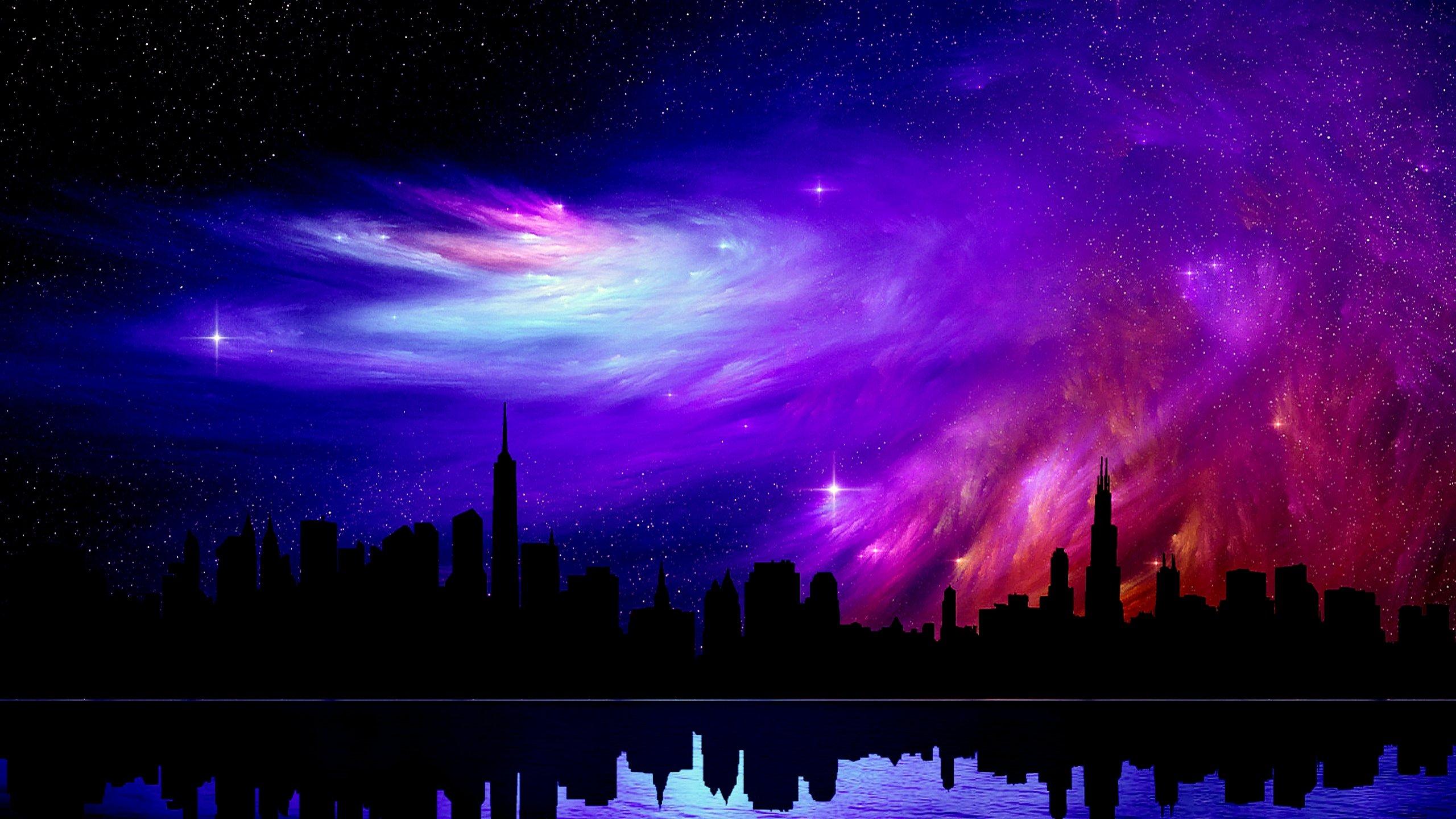 2560x1440 Futuristic city wallpaper 2560x1440 desktop background