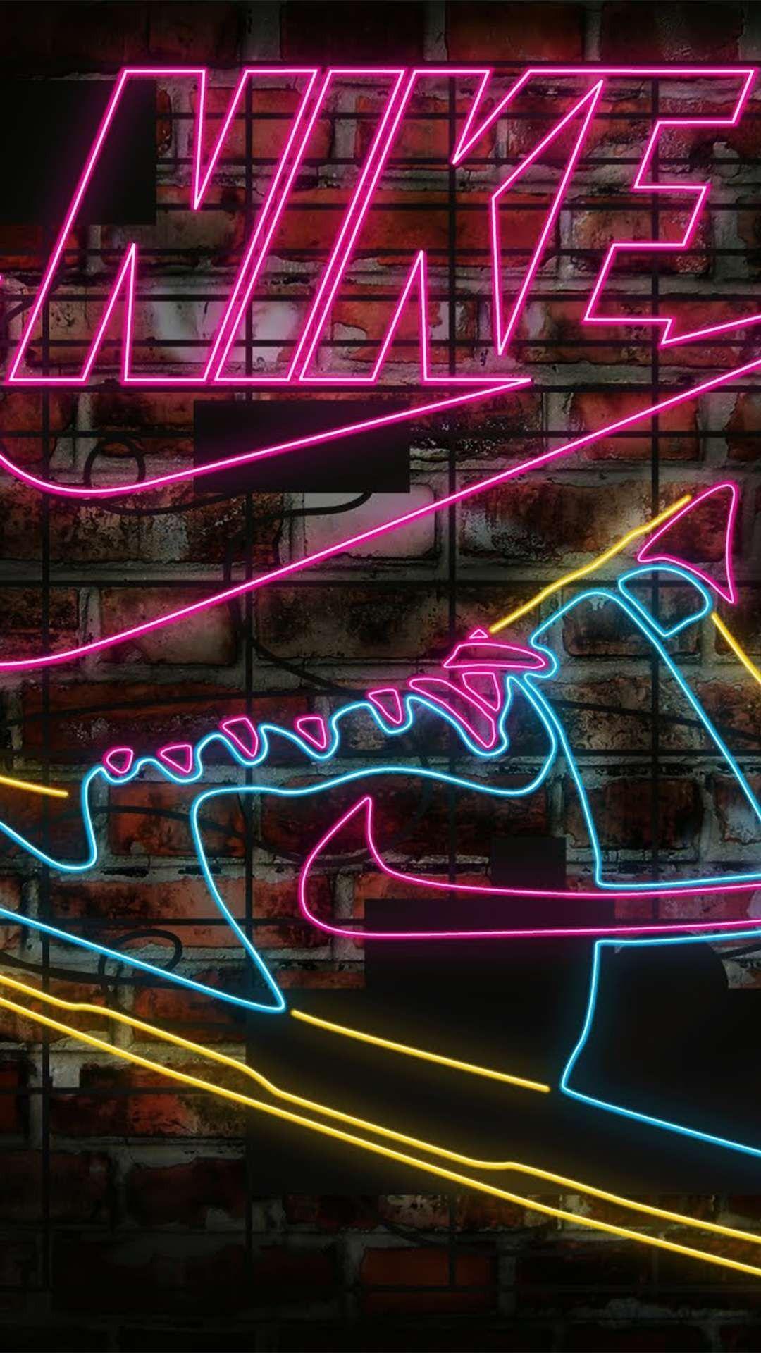 Neon Nike Wallpapers Top Free Neon Nike Backgrounds WallpaperAccess