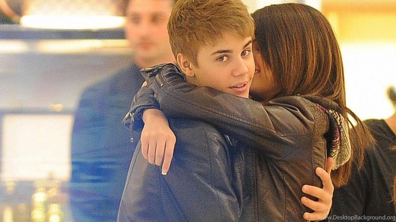 1366x768 Selena Gomez Justin Bieber HD Wallpaper For Free