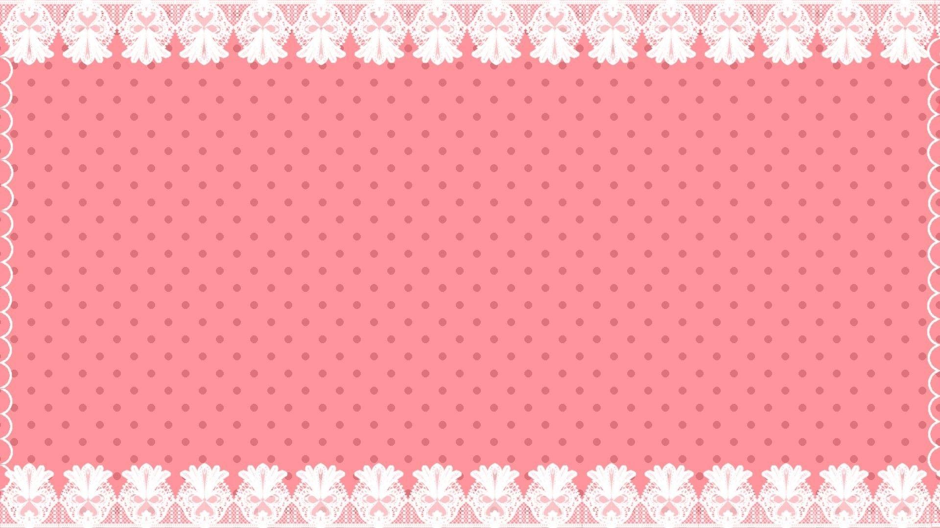 1920x1080 Pink Lace Wallpaper