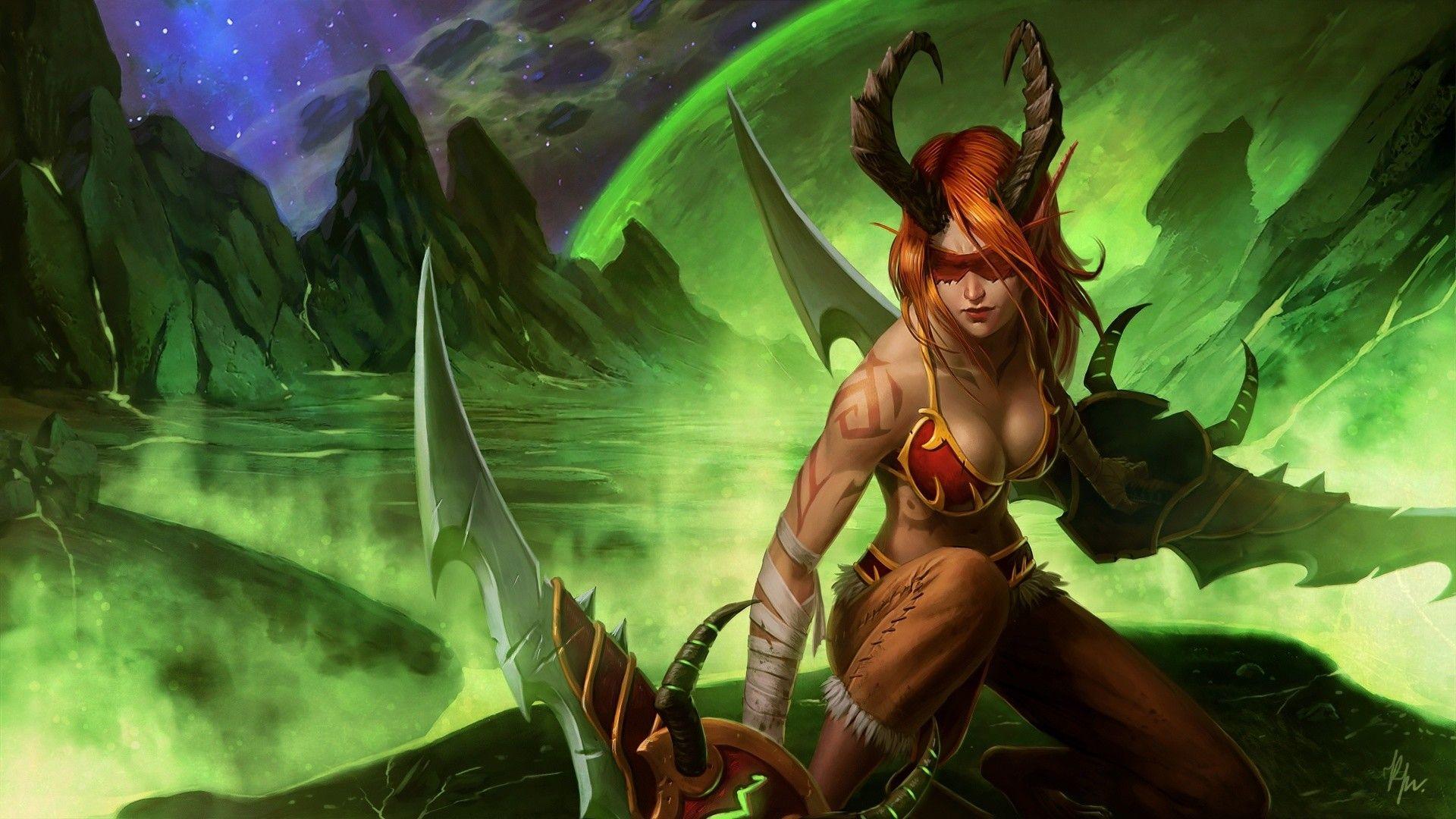 1920x1080 Demon Hunter Wallpaper