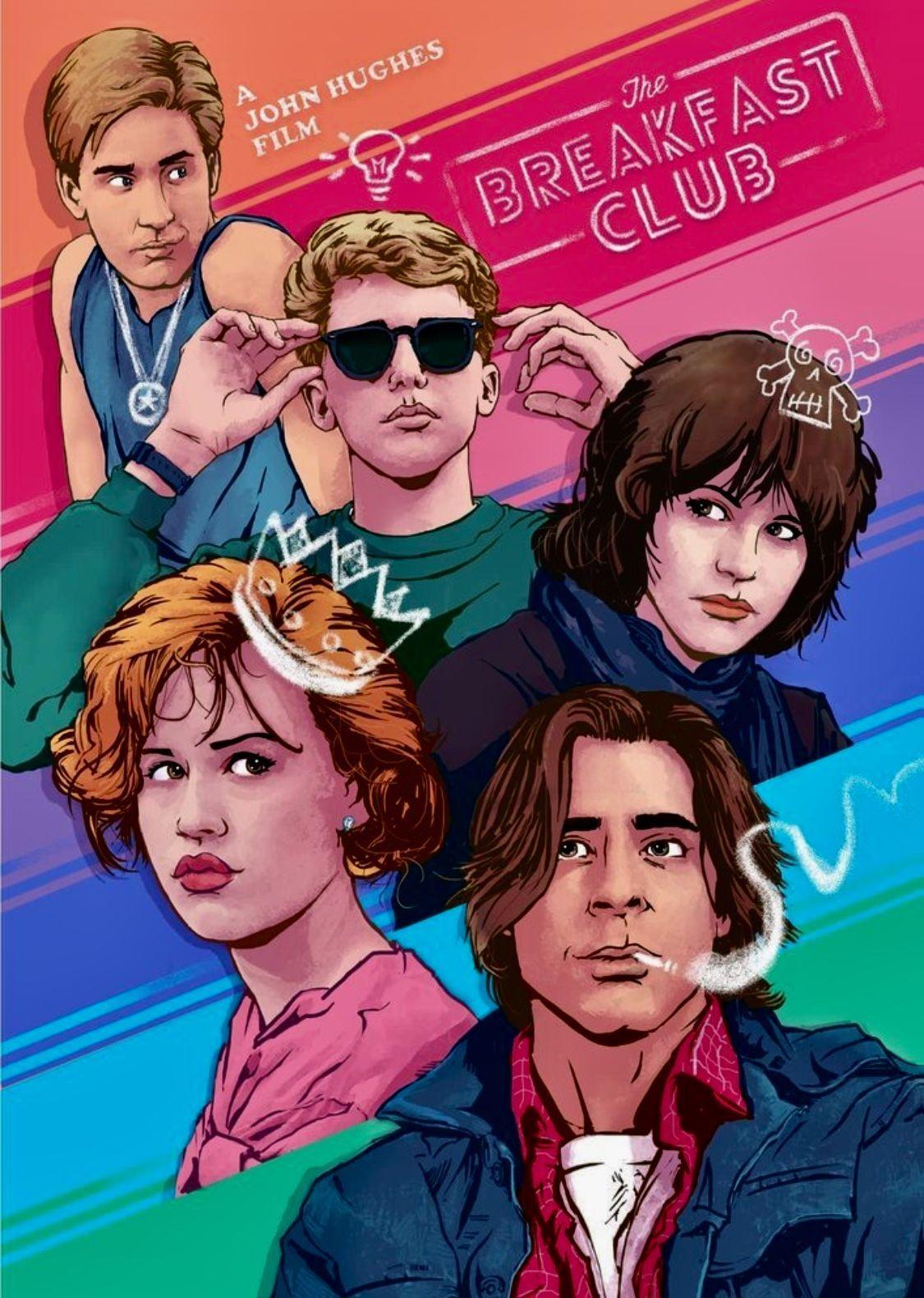 1125x1580 THE BREAKFAST CLUB. El club de los cinco, Peliculas cine, Poster de peliculas
