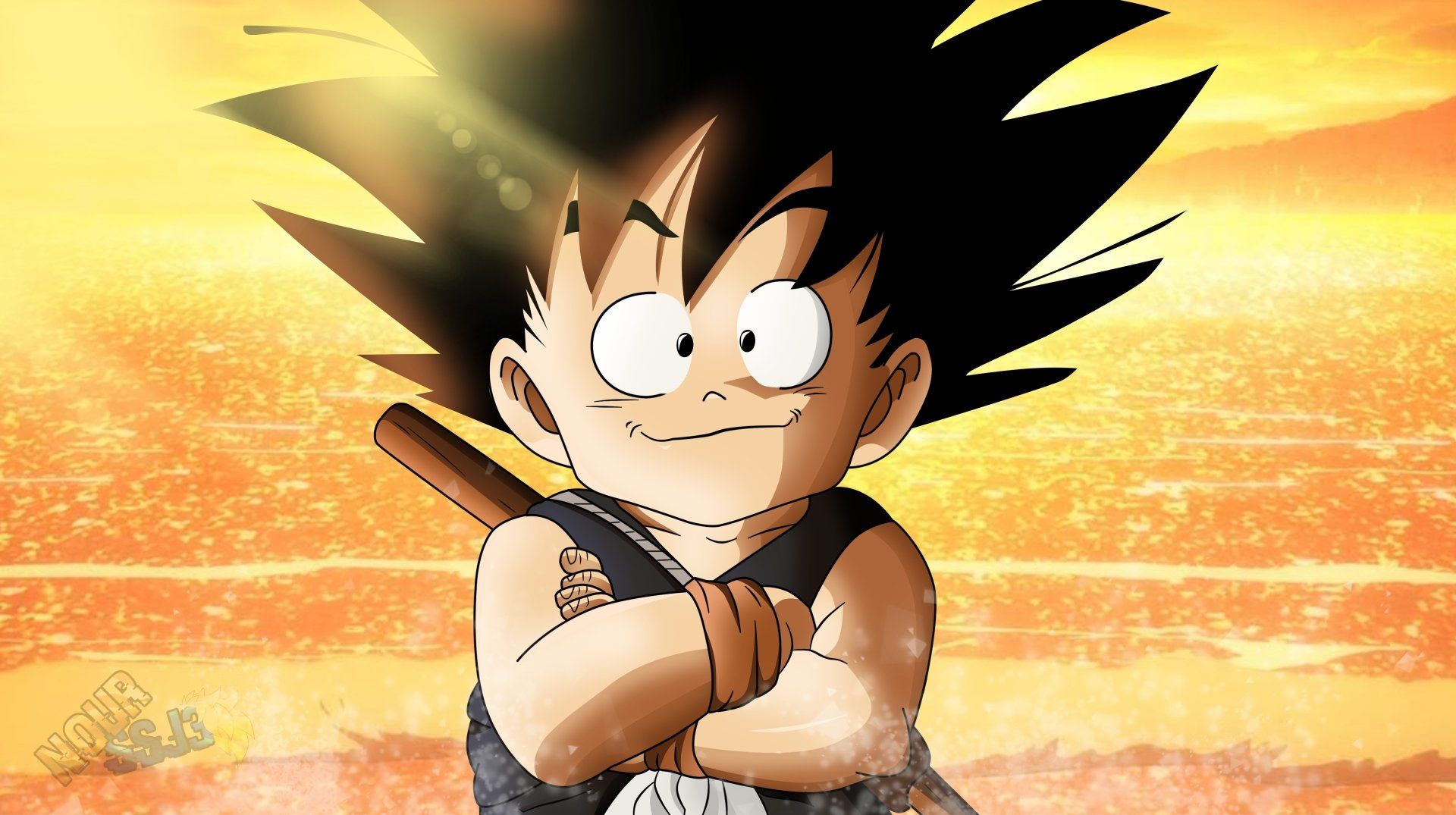 1920x1075 Goku Ultra HD Anime Wallpaper