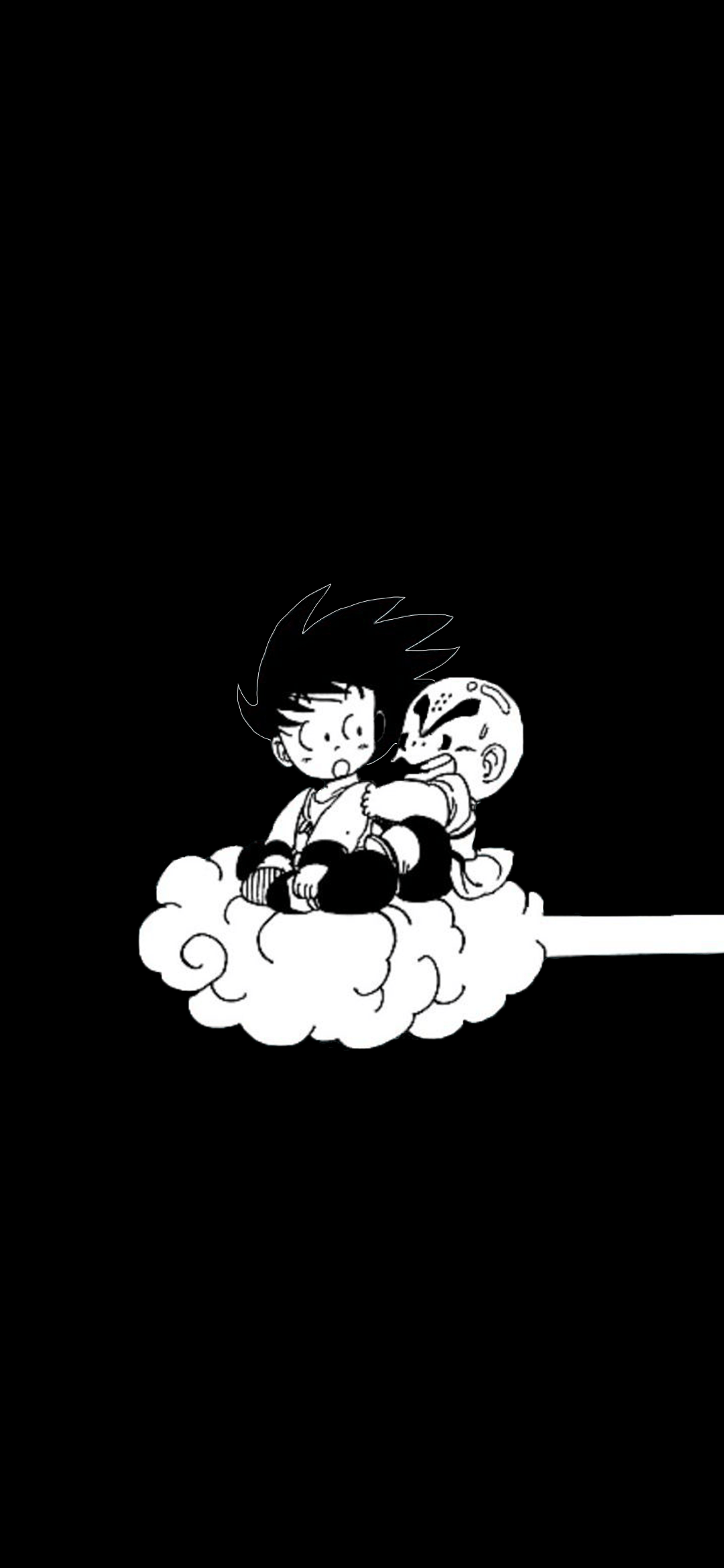 1080x2340 Kid Goku & Crilin [1080x2340]