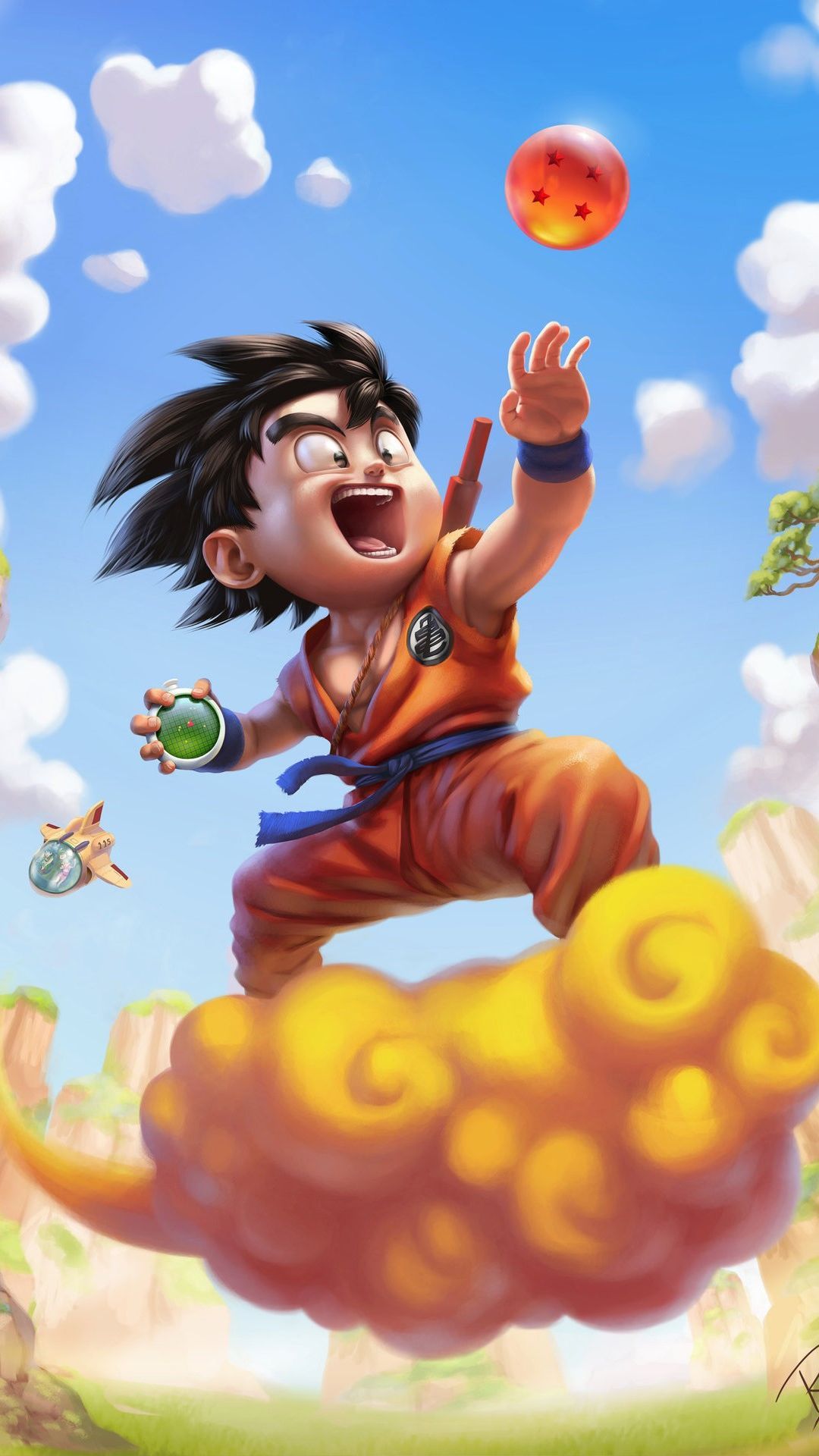 1080x1920 + Best Kid Goku Wallpaper [ HQ ]