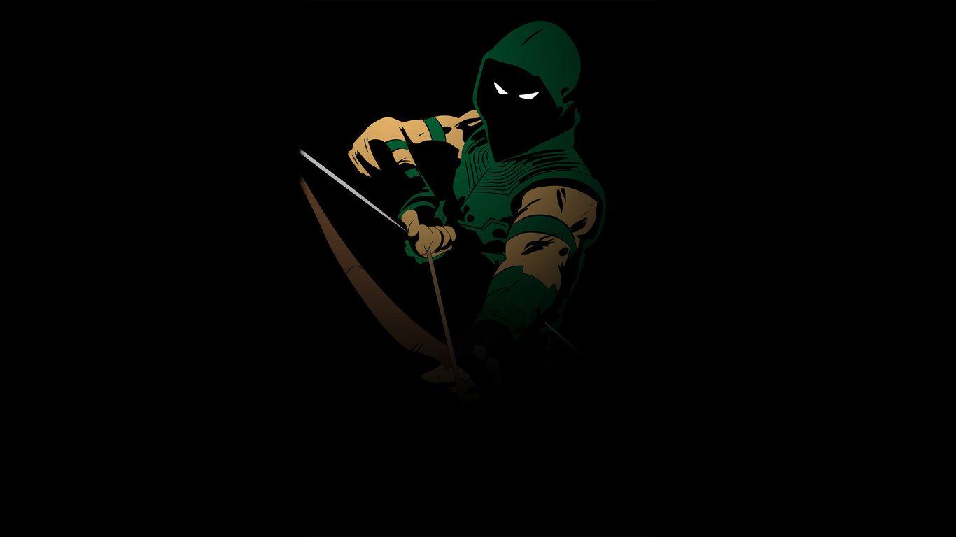 1366x768 Green Arrow Minimal 4k 1366x768 Resolution HD 4k