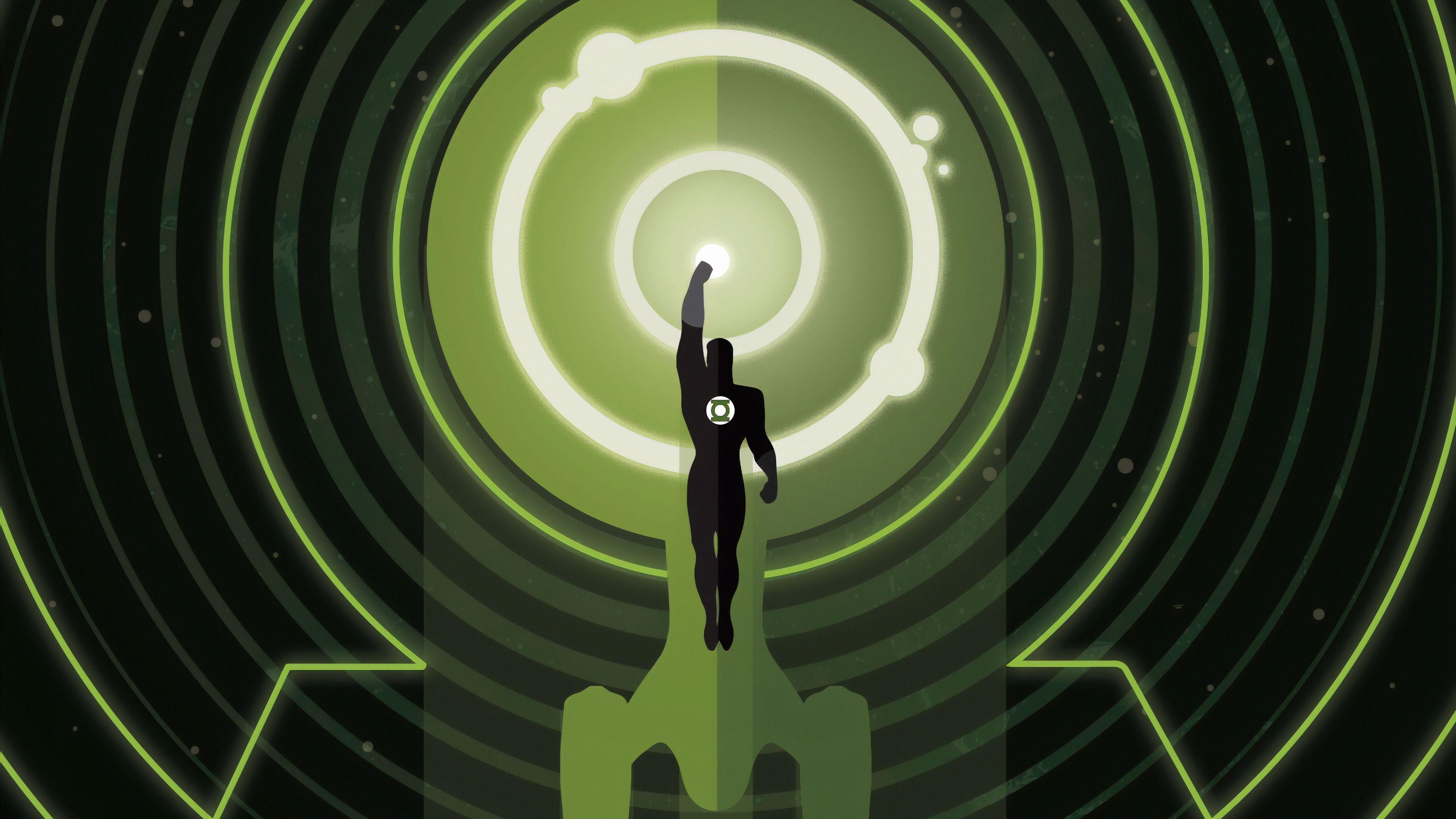 3840x2160 Green Lantern 4k Minimal, HD Superheroes, 4k Wallpaper, Image