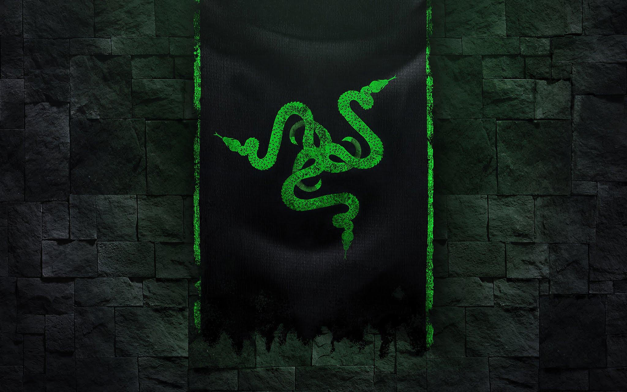 2048x1280 Razer Green Logo 4k Wallpaper