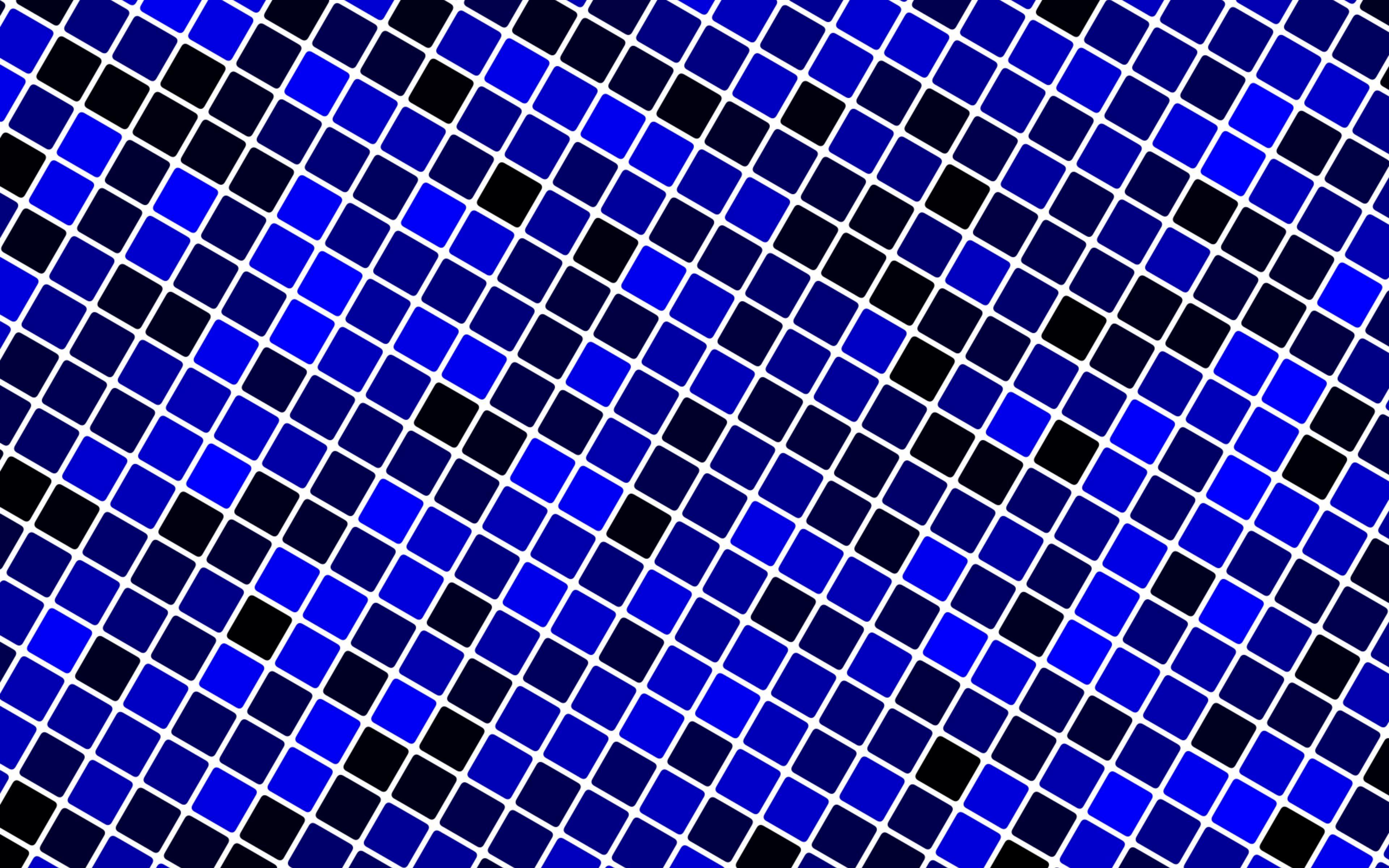 3840x2400 Download wallpaper 3840x2400 cells, mesh, gradient, blue, black 4k