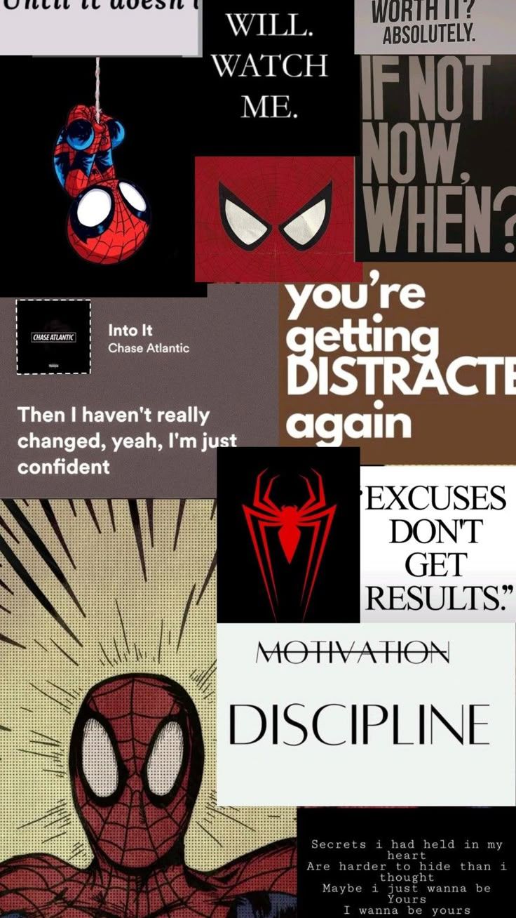 736x1308 Spiderman motivational wallpaper