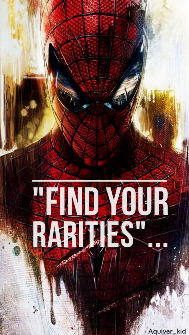 800x1422 Spider man, marvel, quote, attitude, spider man, red, HD phone wallpaper
