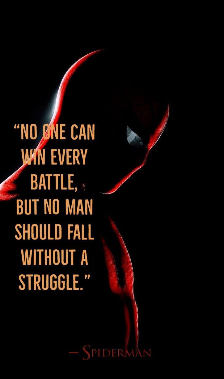 725x1228 Spiderman Motivational Quote