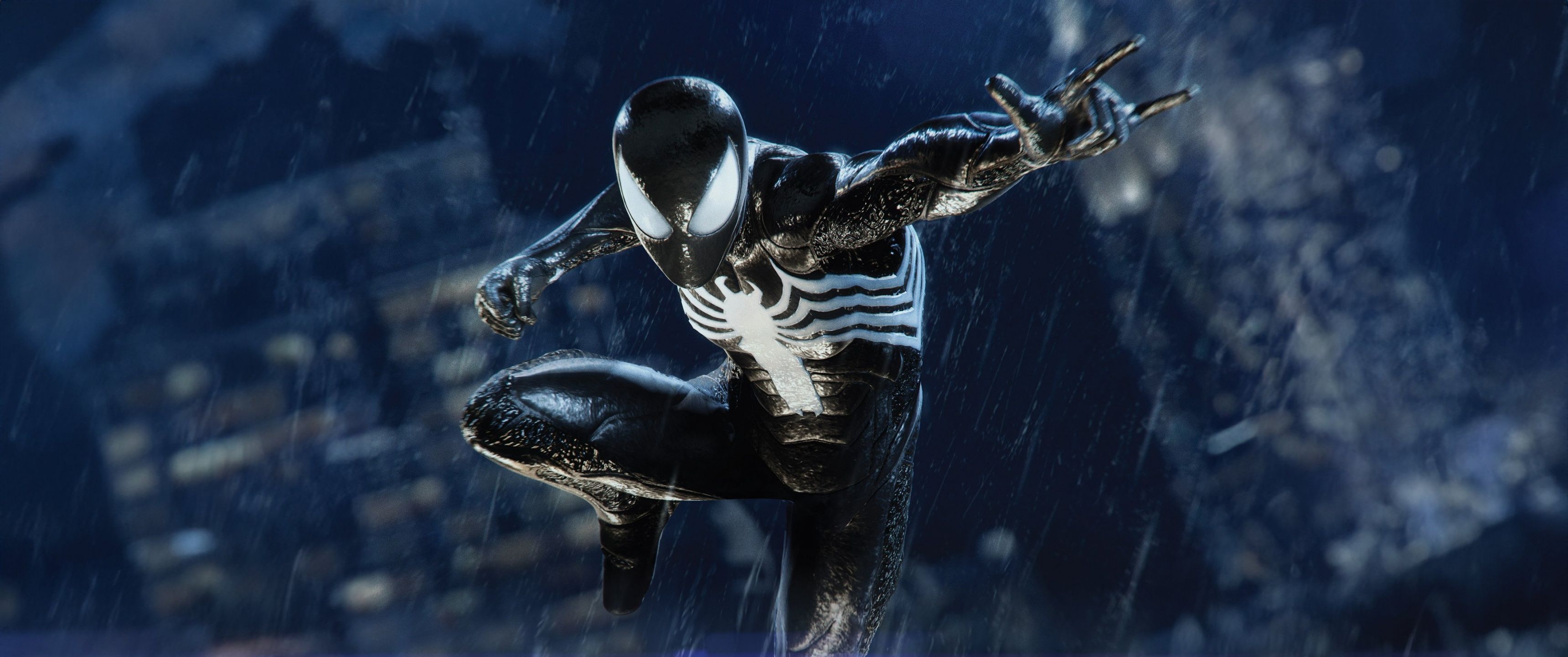 3440x1440 Symbiote Wallpaper 4K, Spider Man
