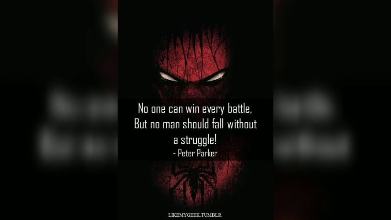 1280x720 Spiderman special! Superhero Quotes