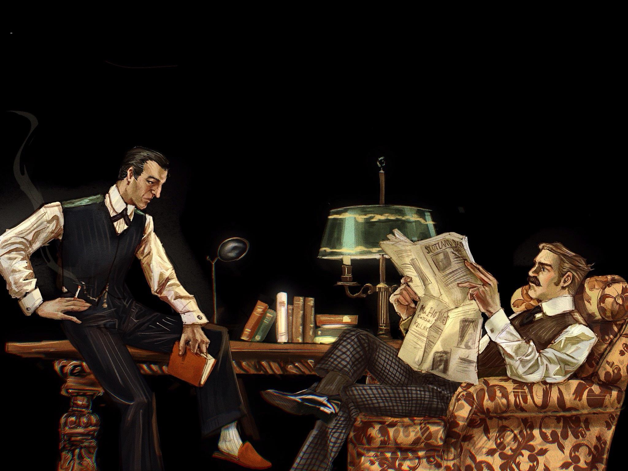 2048x1536 Holmes Art inspired by jc leyendecker!