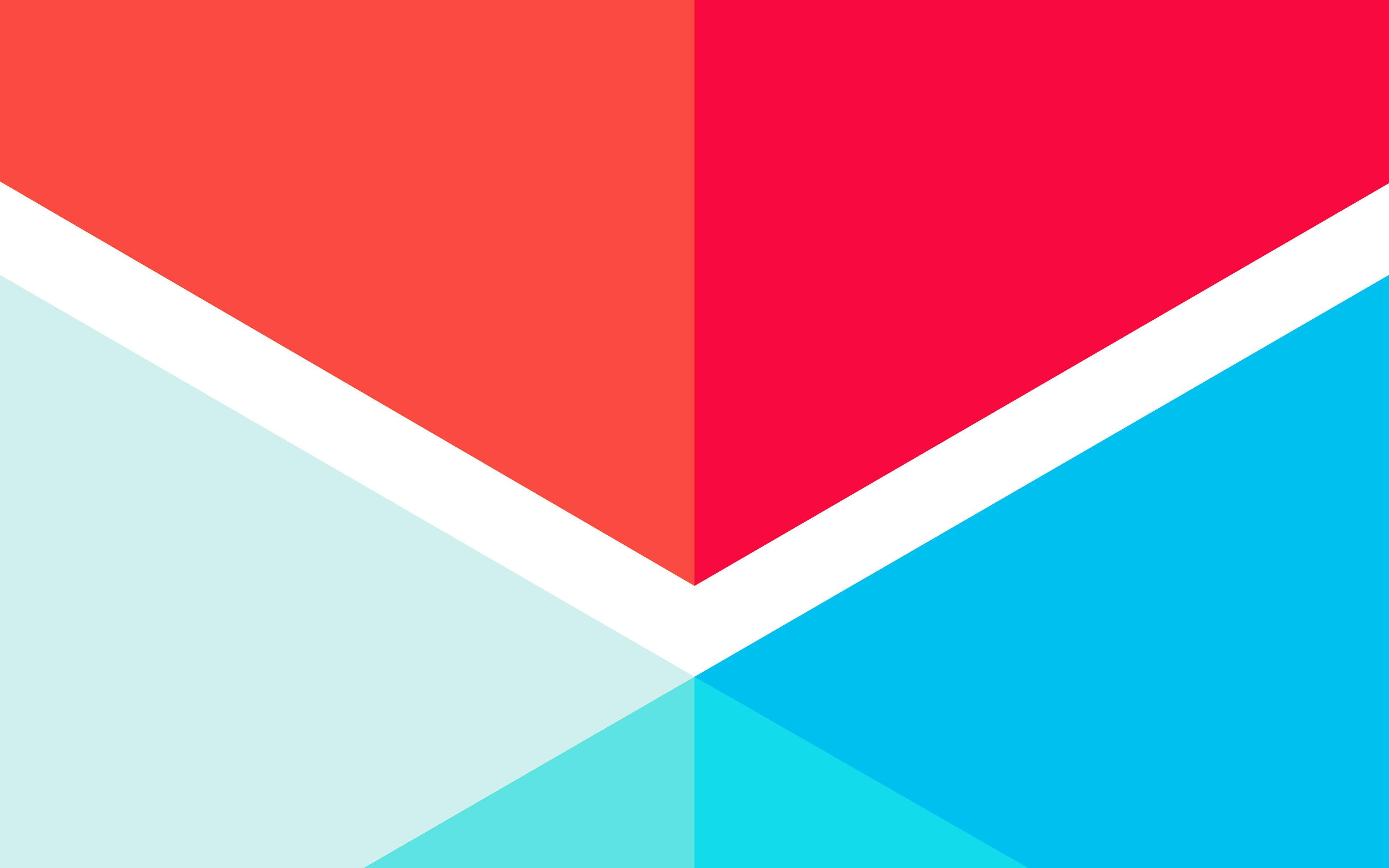 3840x2400 Polymail Red Blue By Roccoeddy Abstract Pattern Wallpaper