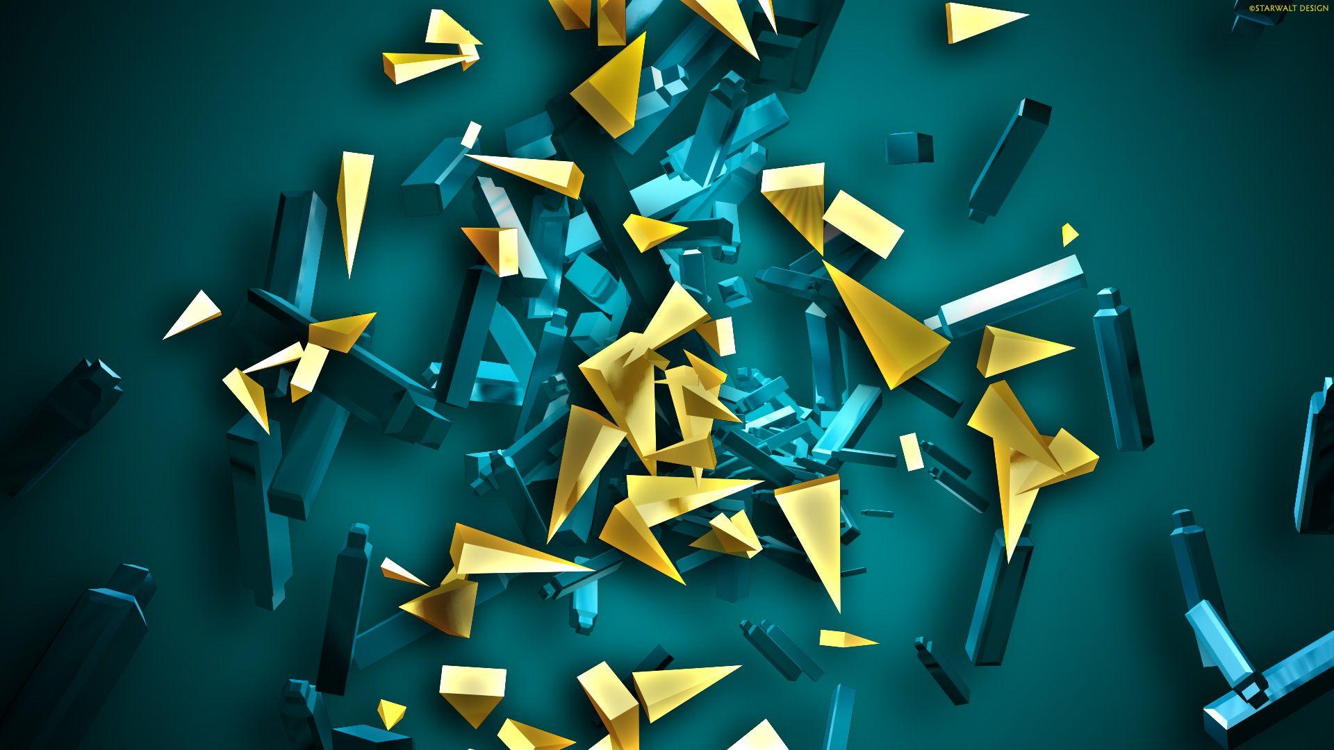 1920x1080 3D Abstract Wallpaper, Cool 3D Abstract Wallpaper