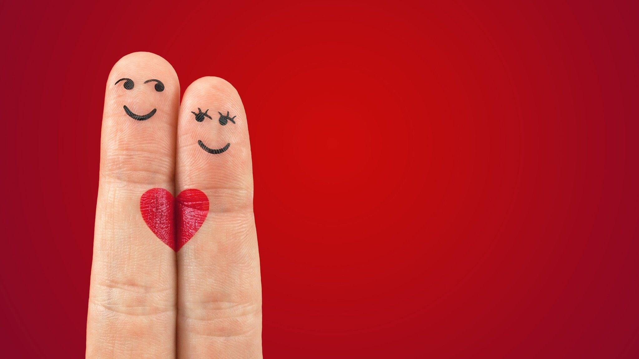 2048x1152 Heart Fingers 2048x1152 Resolution HD 4k Wallpaper
