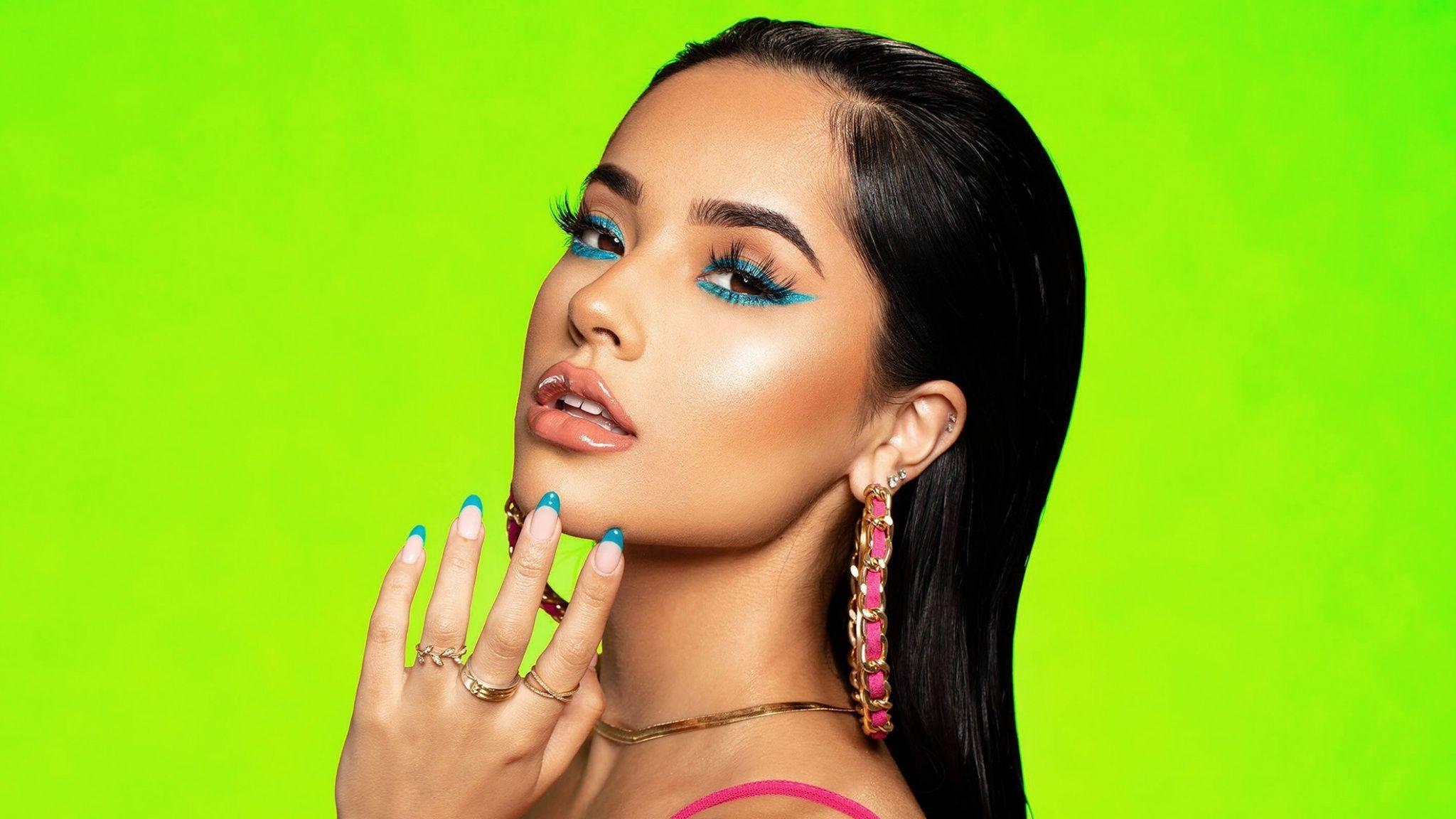 2048x1152 Becky G, makeup, celebrity wallpaper. Becky g makeup