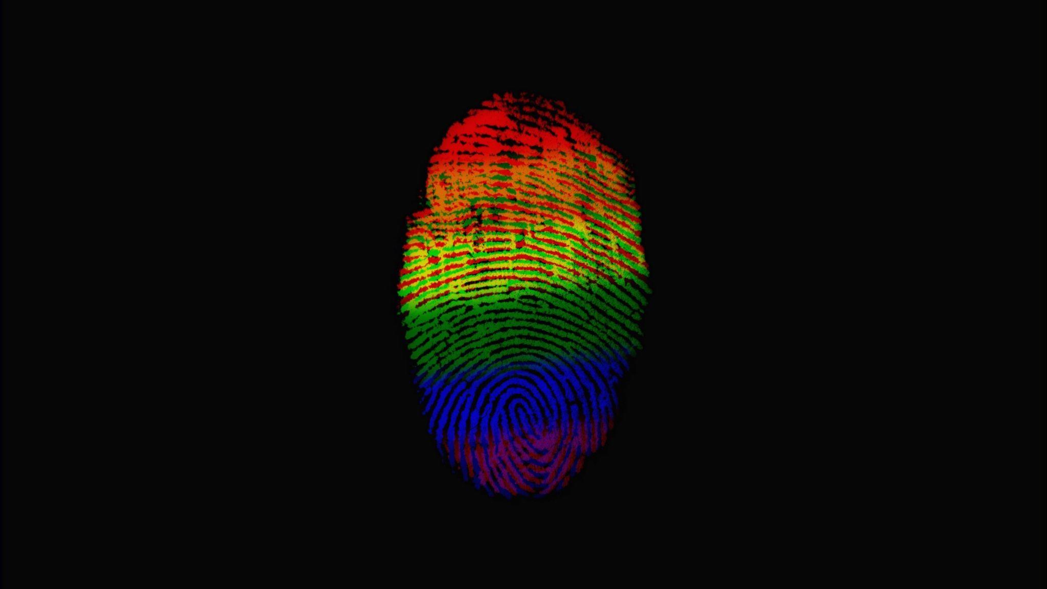 2048x1152 Wallpaper 4k imprint, finger, rainbow, colorful 4k finger, imprint