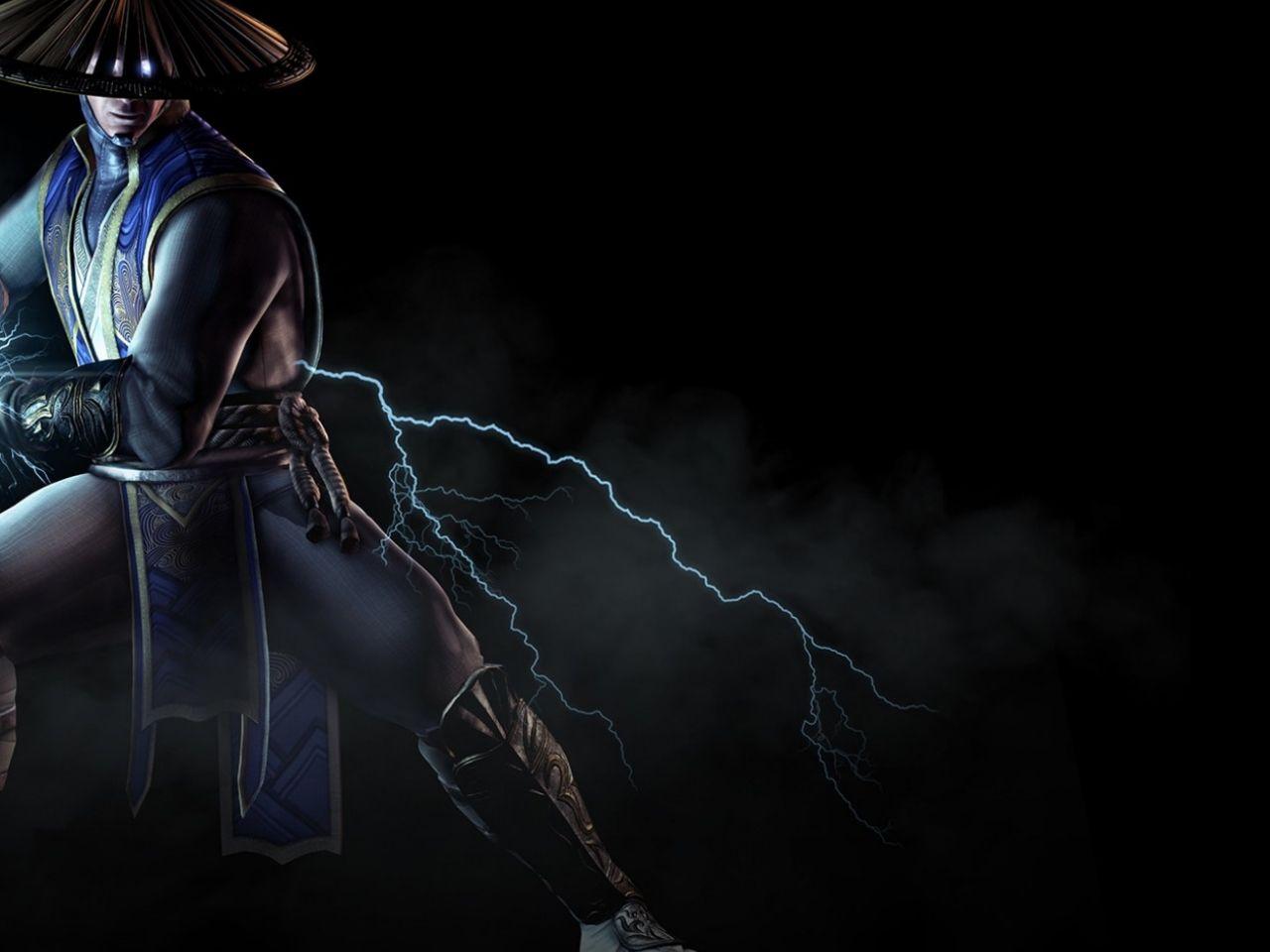 1280x960 Download Mortal Kombat X, Raiden, Lightning Standard 4:3 wallpaper