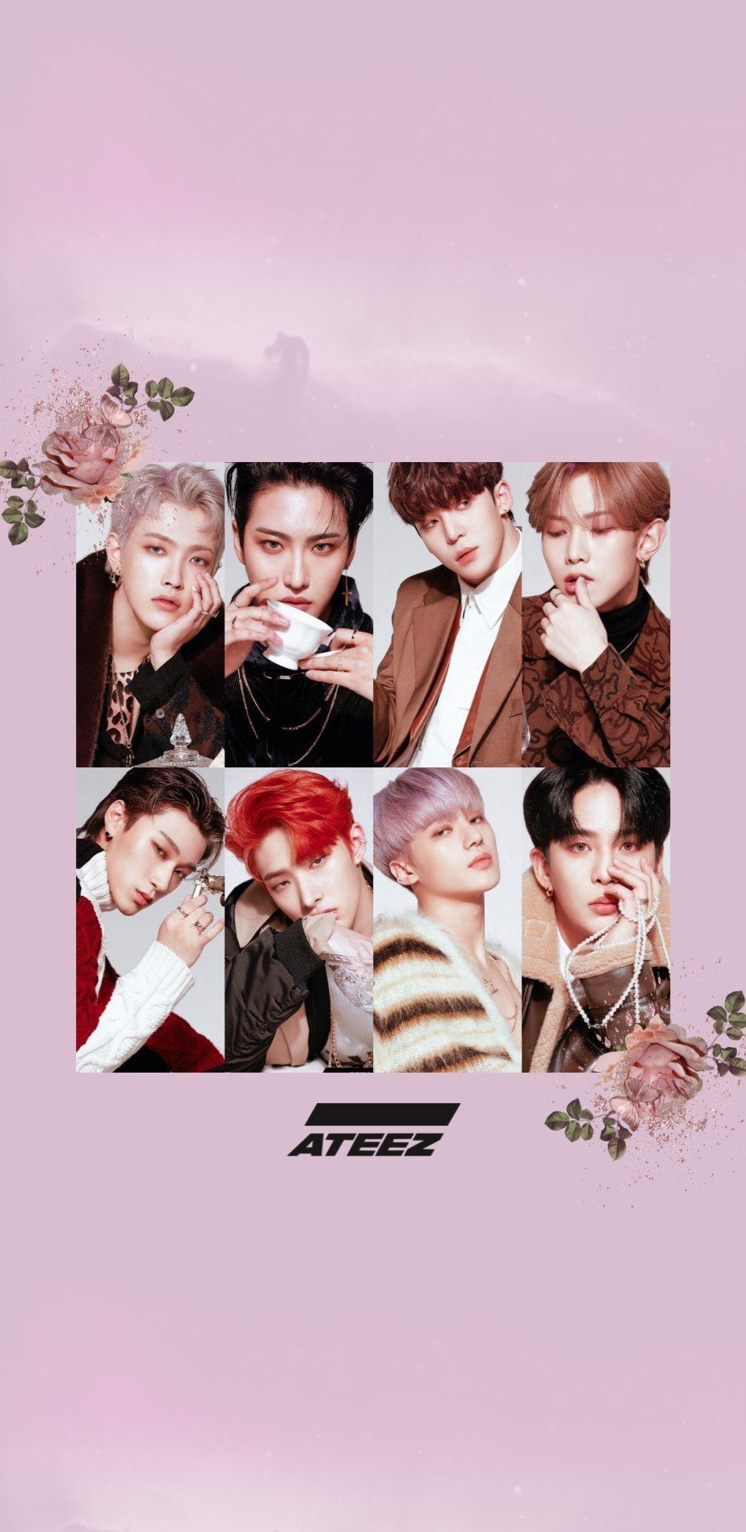 1080x2218 ATEEZ. Art wallpaper