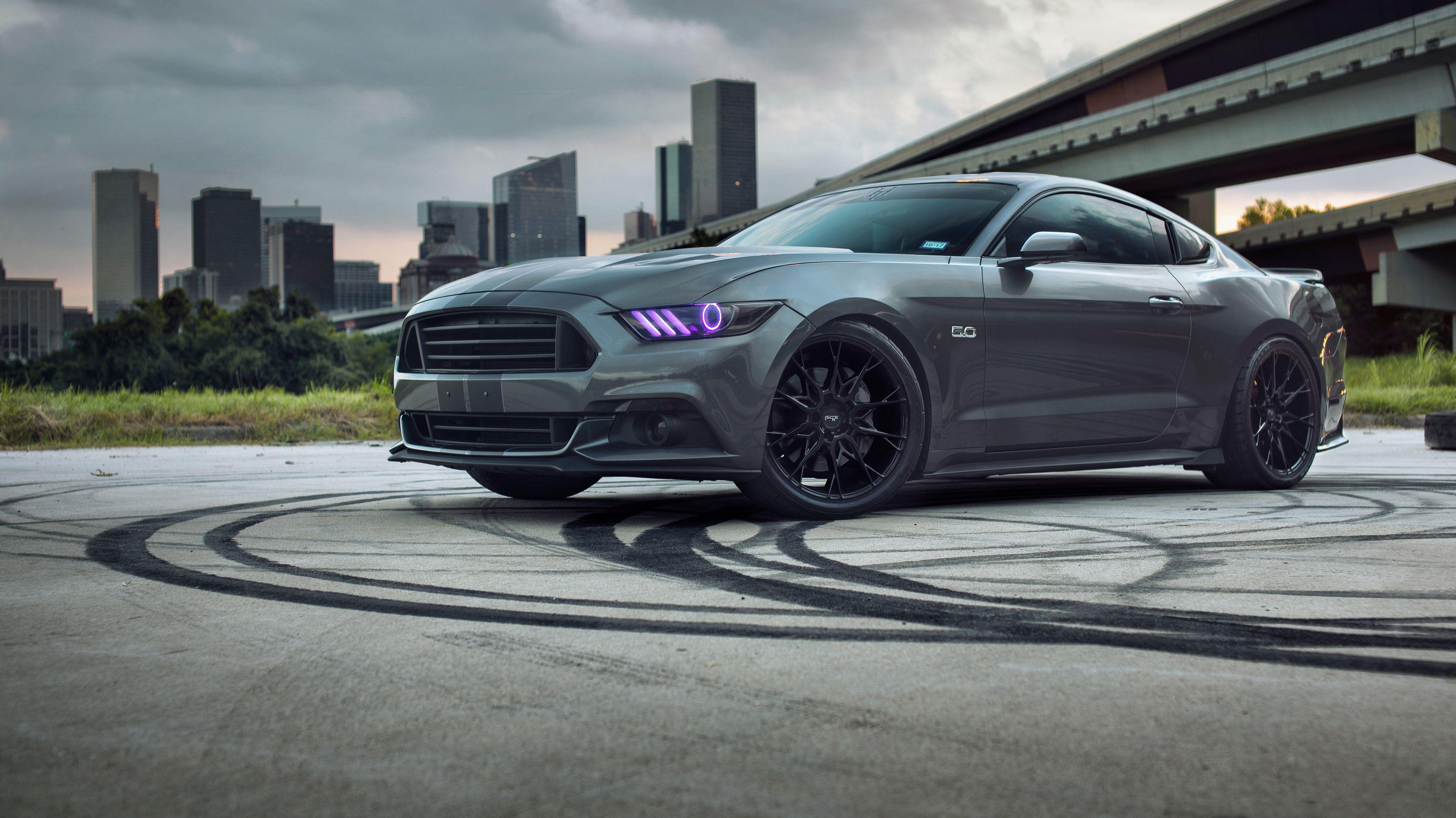 3840x2160 Wallpaper 4k Ford Mustang Angel Eyes 4k 4k Wallpaper