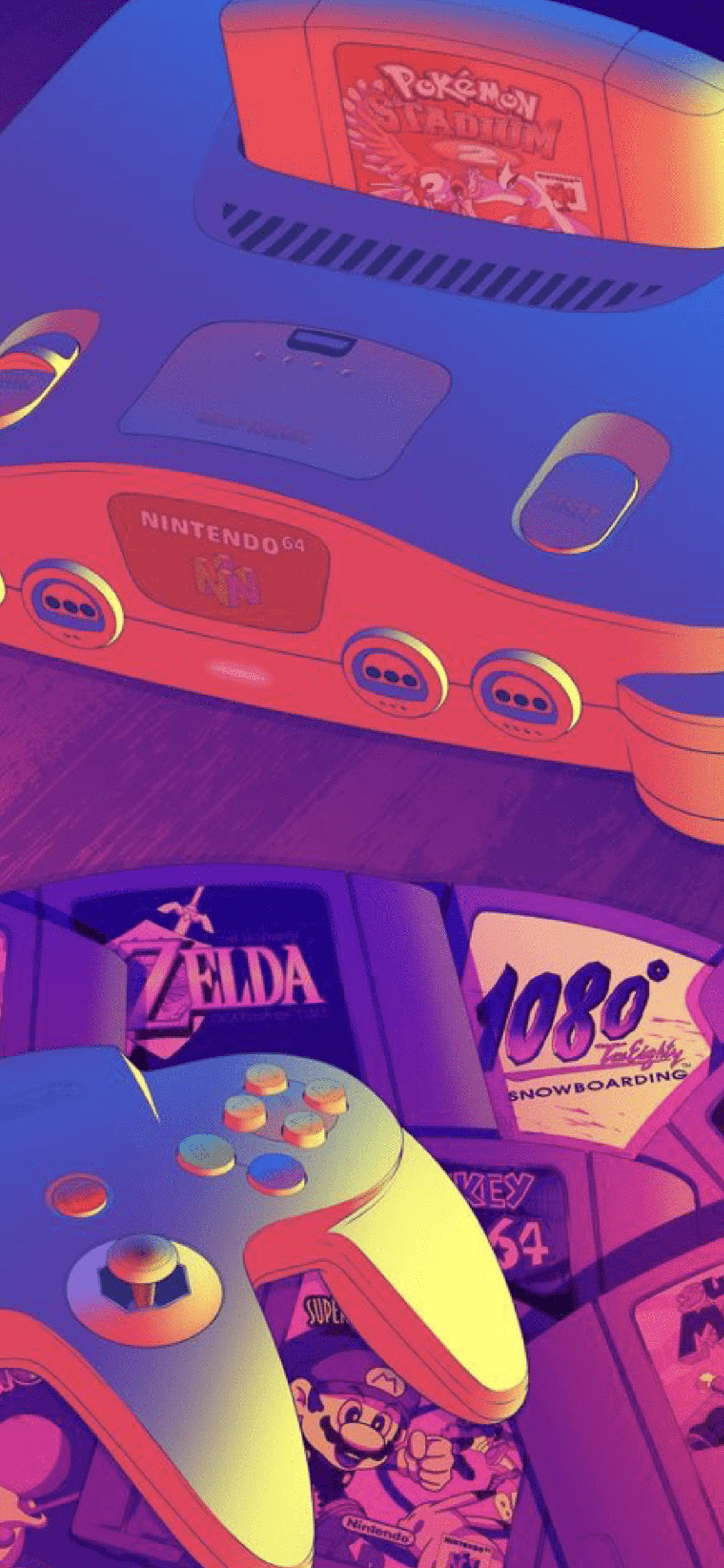 1125x2436 Retro Pokemon Wallpaper