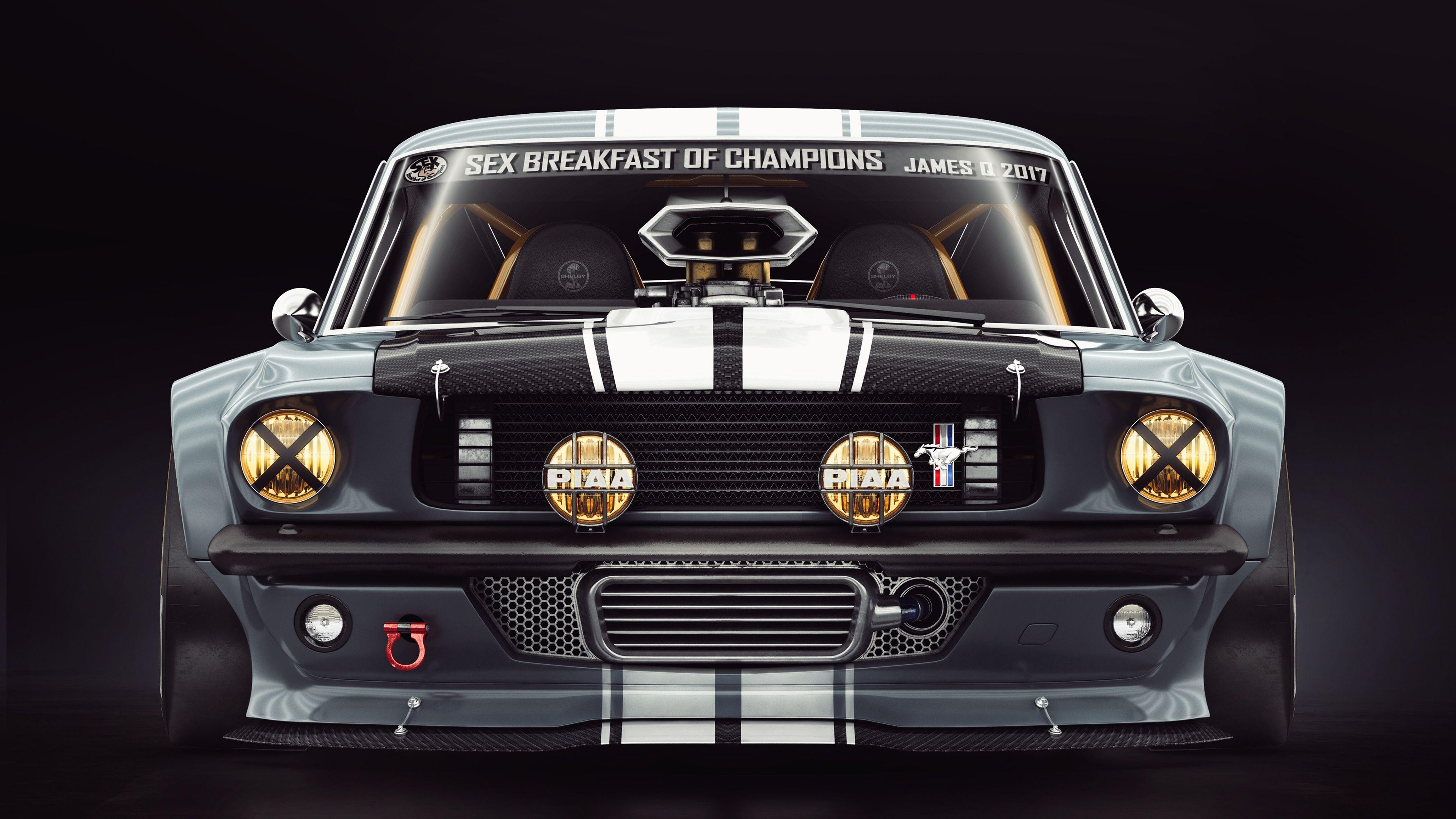 3840x2160 FORD Mustang 1965 4K Wallpaper