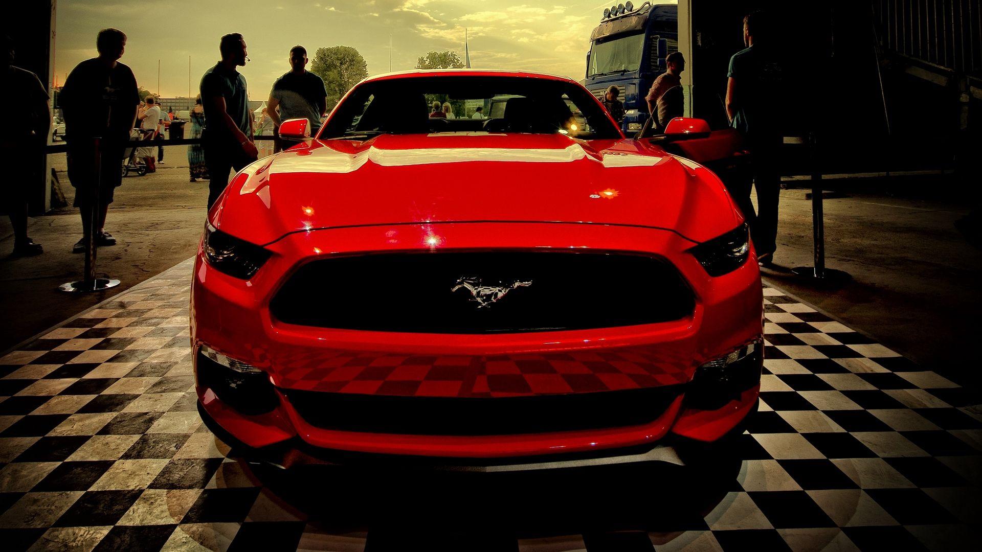 1920x1080 Red Ford Mustang 4k Wallpaper · The Big Photo