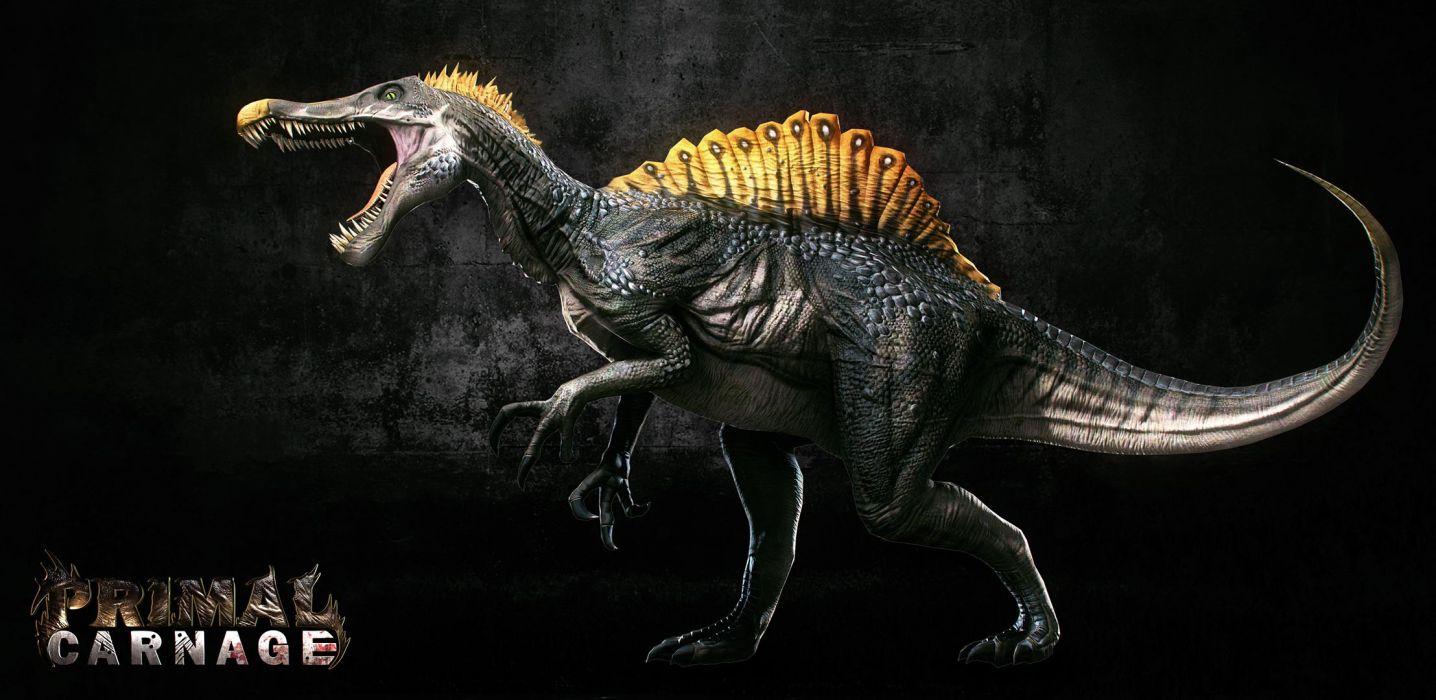 1436x700 PRIMAL CARNAGE fantasy dinosaur g wallpaperx1080