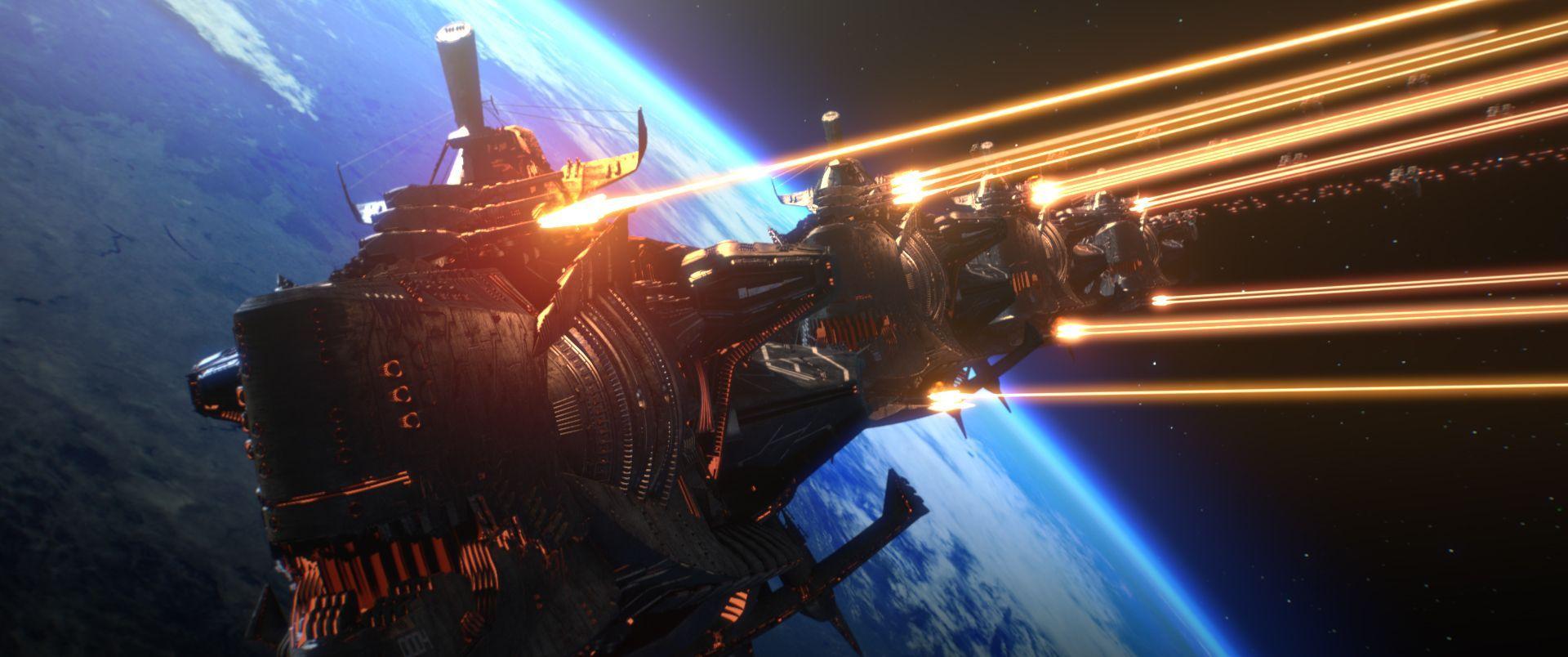 1920x804 Visually stunning, plot struggling: A review of Harlock Space Pirate. Space pirate captain harlock, Harlock space pirate, Captain harlock