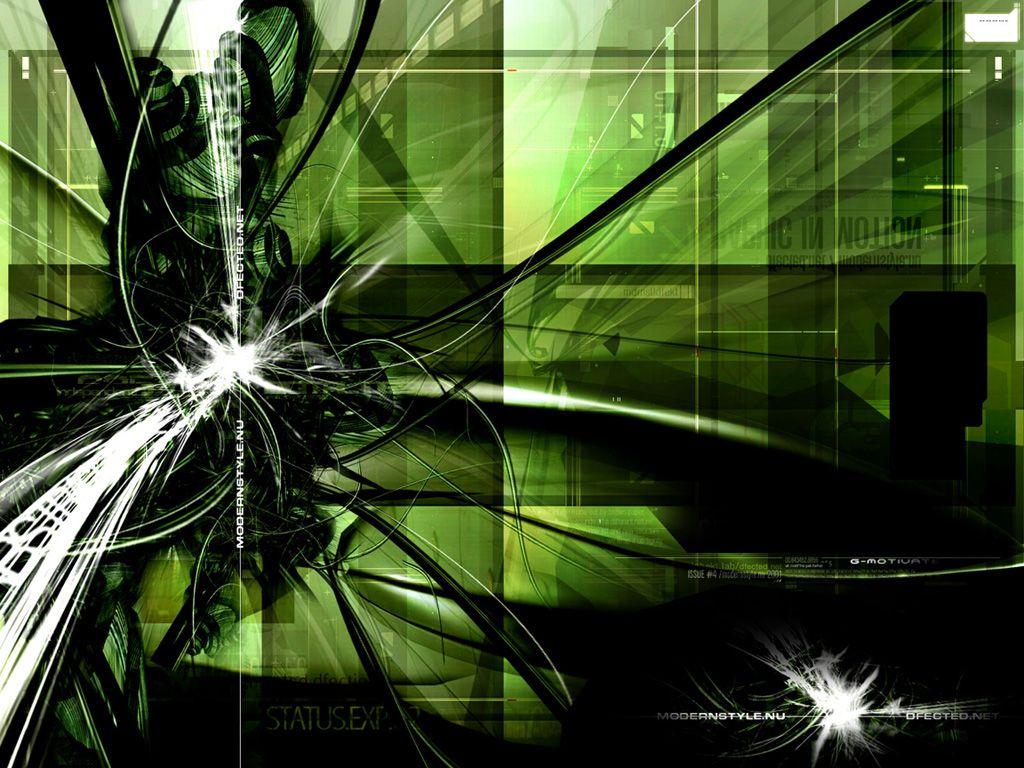 1024x768 Free download Cool Green Abstract Wallpaper Abstract green