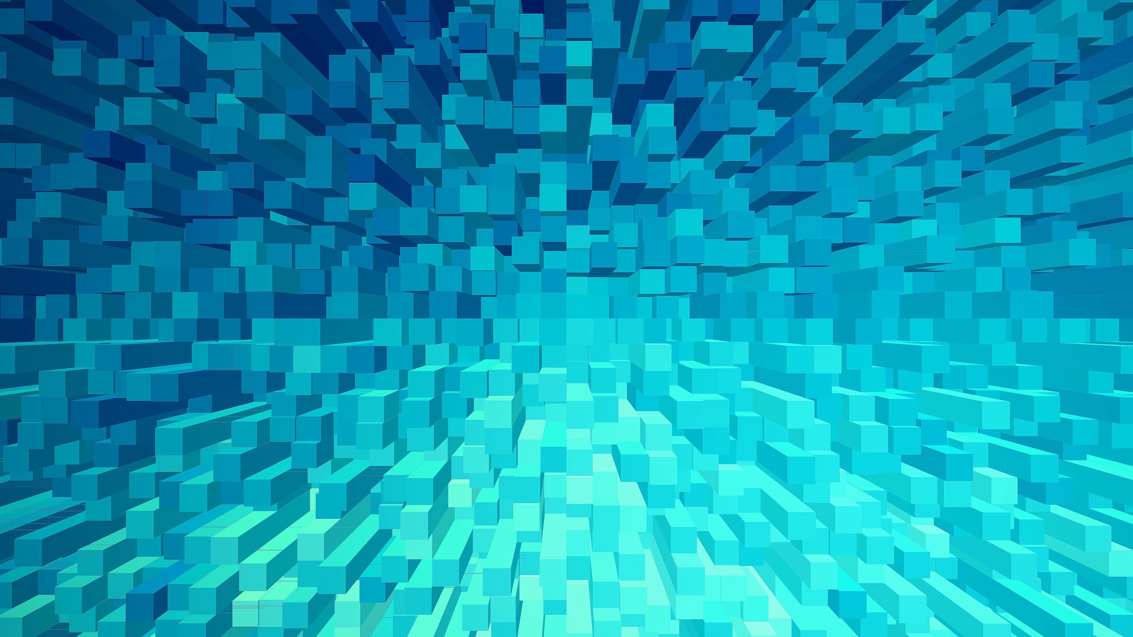3840x2160 Wallpaper 4k Abstract 3D Shapes 4k 3D wallpaper, abstract