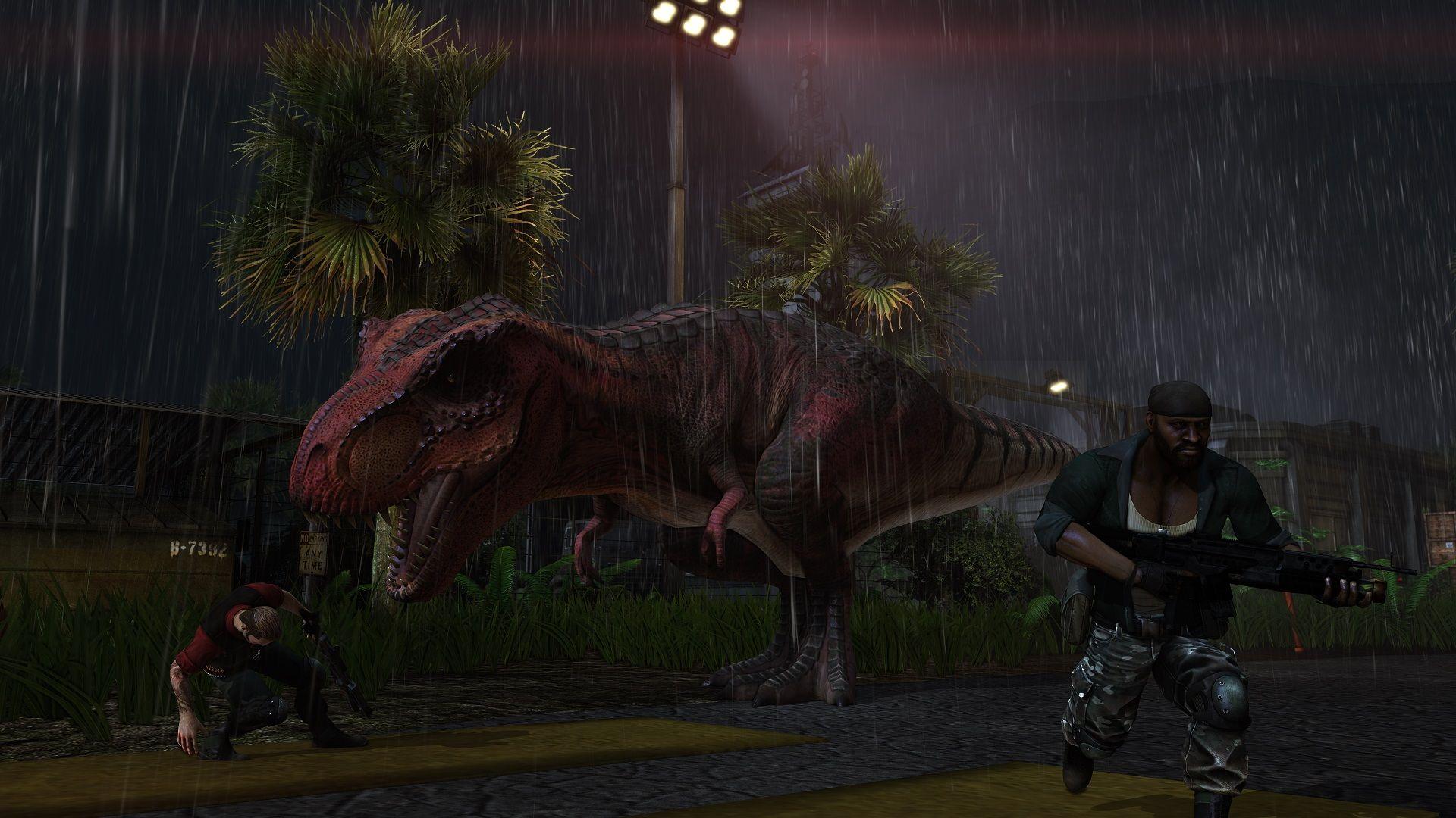 1920x1080 Carnage 2: Extinction Gameplay Screenshot Trex Dinner
