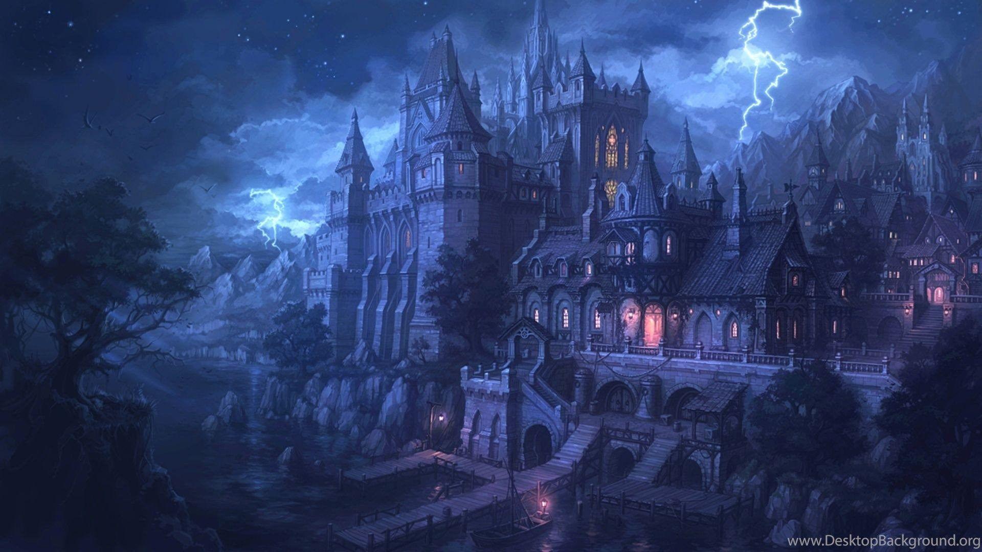 1920x1080 Night Castle, 1920x1080 HD Wallpaper And FREE Desktop