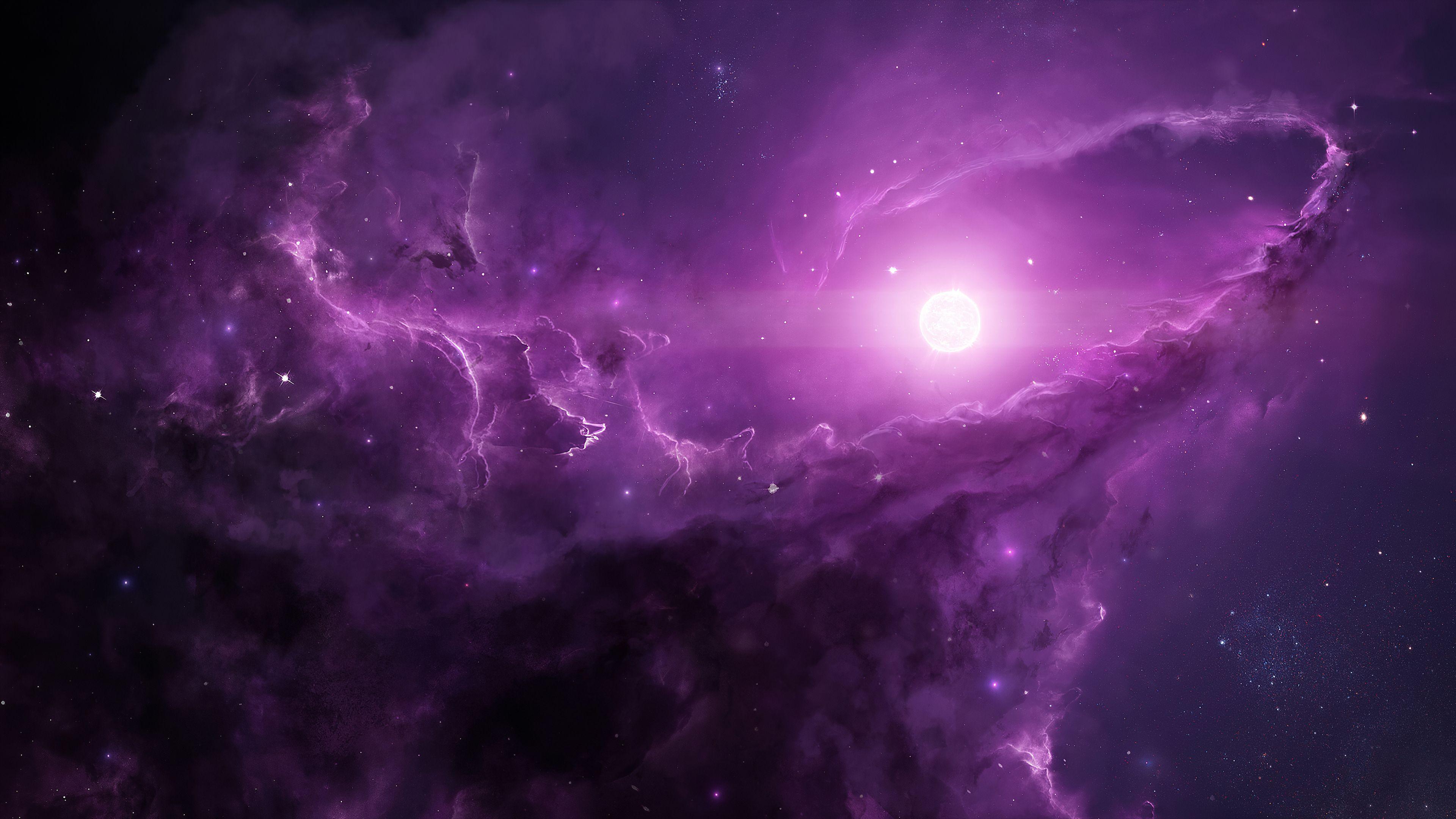 Purple galaxy