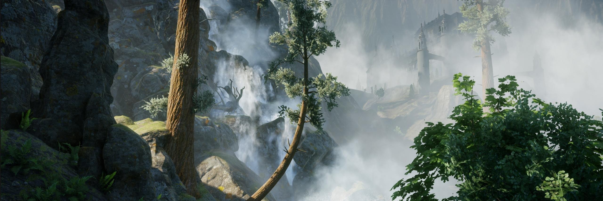 2560x854 Dual monitor Dragon Age wallpaper, HD background