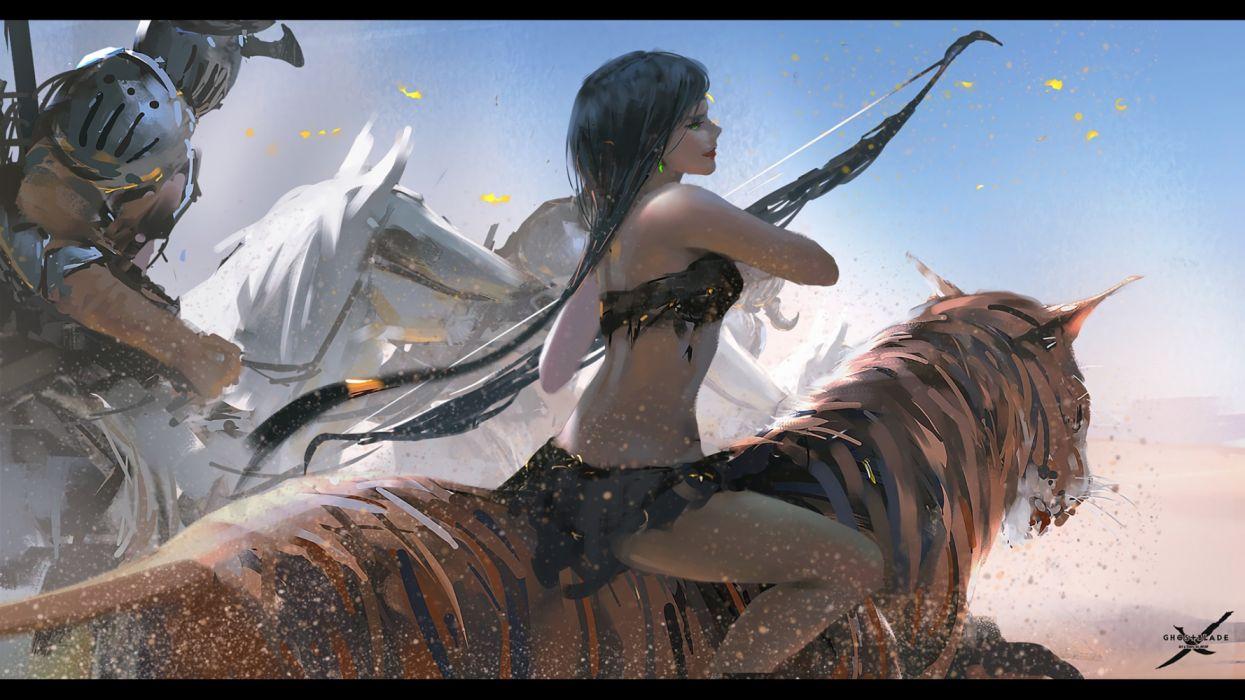 1245x700 GHOSTBLADE anime fantasy comics adventure manga wlop perfect ghost