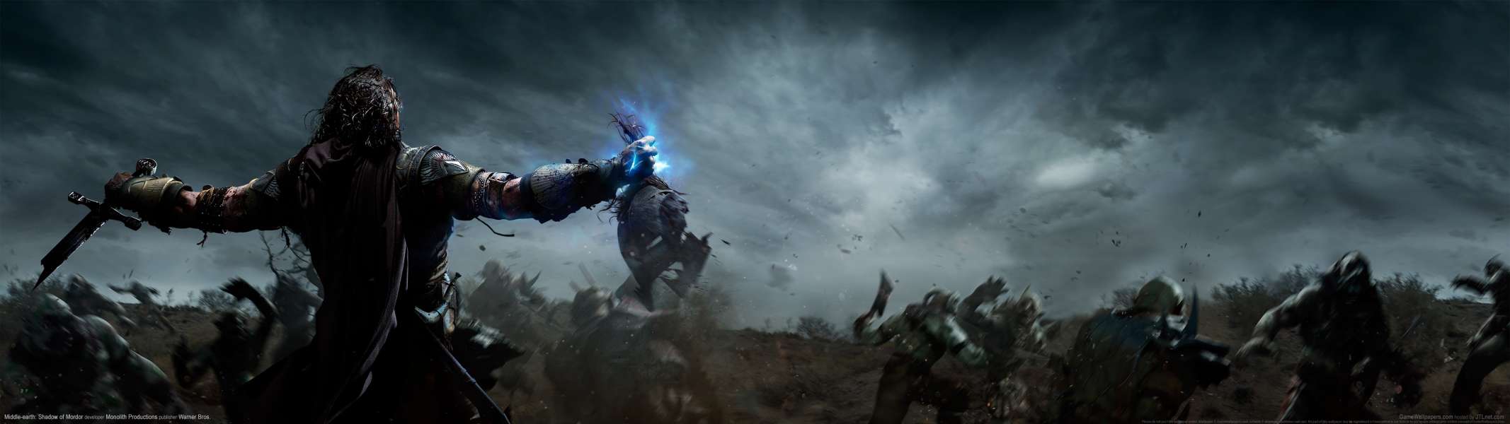 2133x600 Witcher Dual Monitor Wallpaper