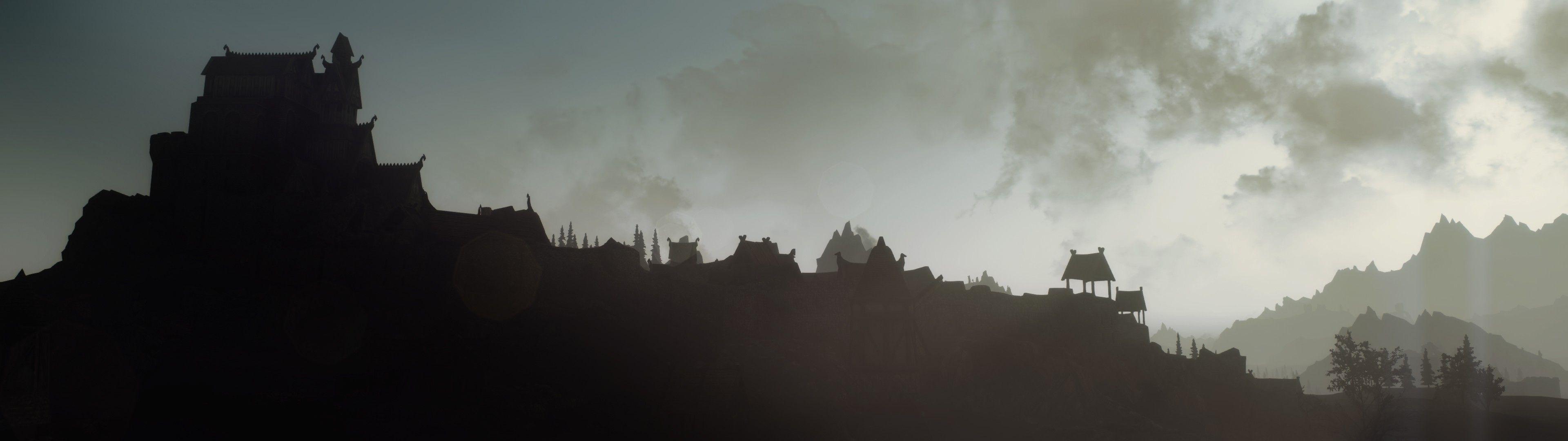 3840x1080 Whiterun Wallpaper. Whiterun Wallpaper