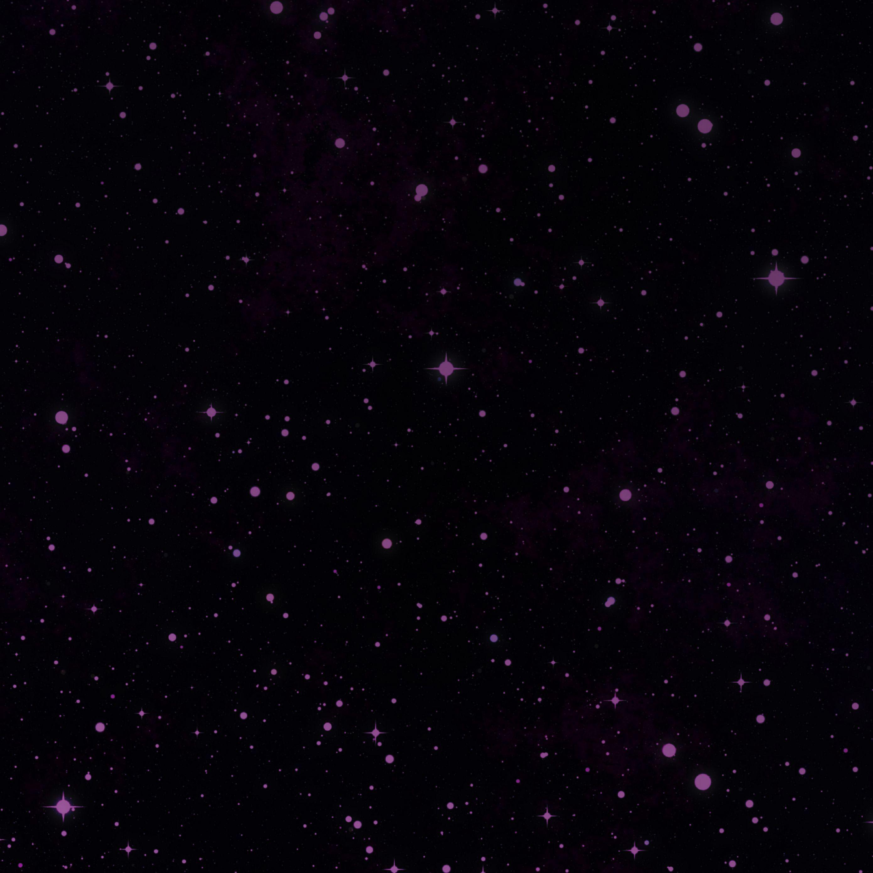 2780x2780 Download wallpaper 2780x2780 starry sky, stars, shine, lilac